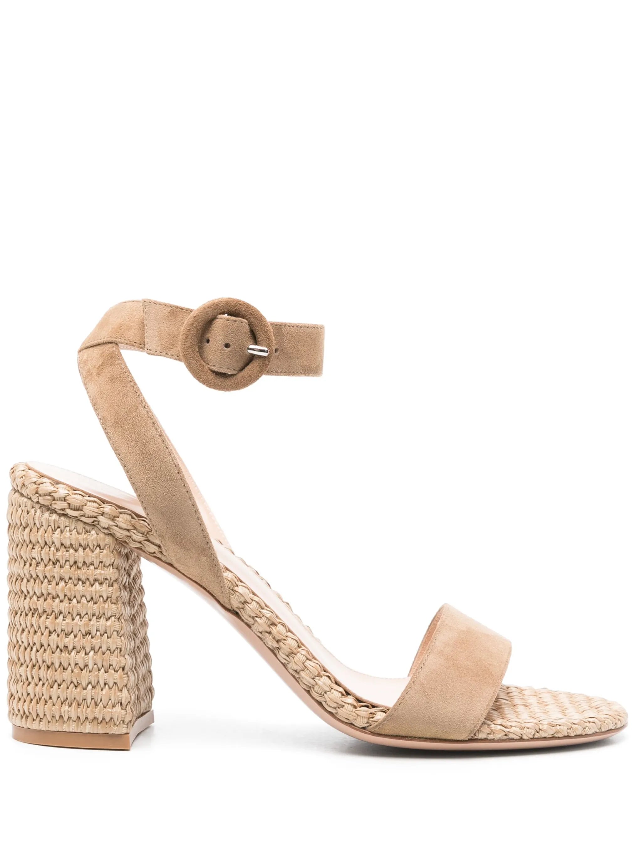 85mm suede sandals