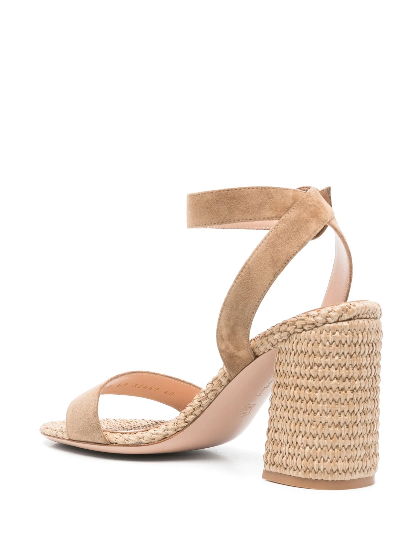 85mm suede sandals