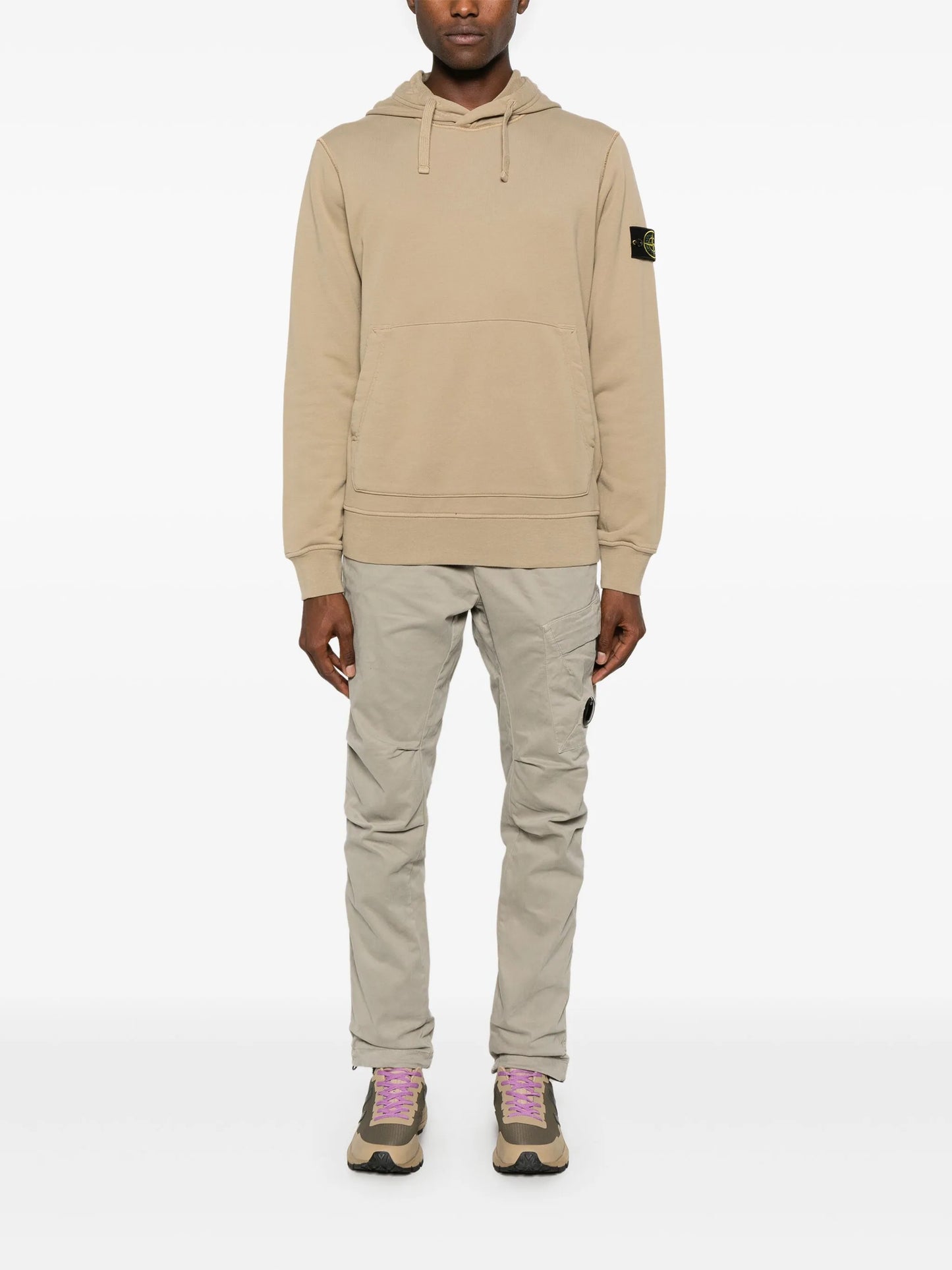 Compass-badge hoodie