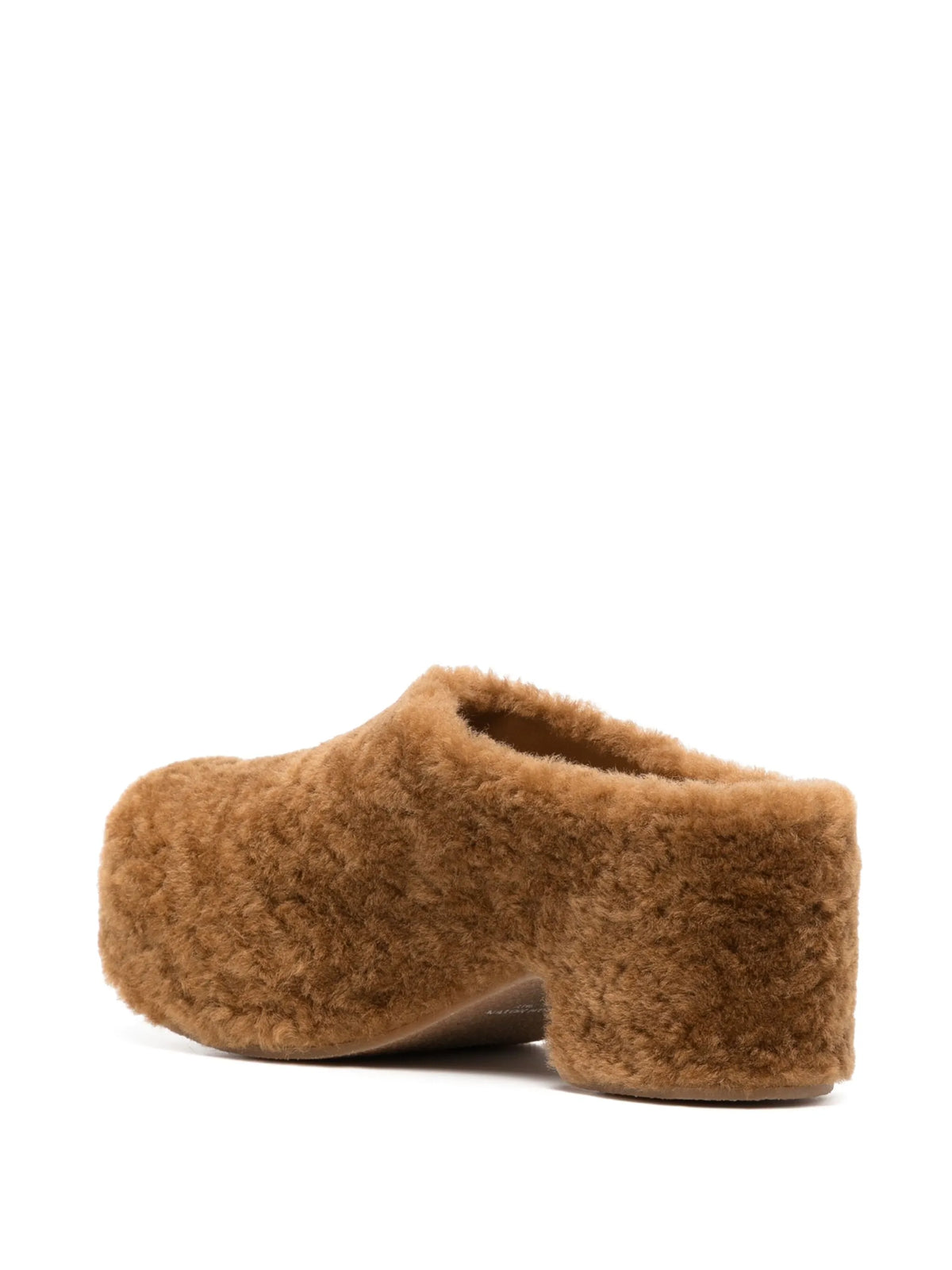 shearling clogs