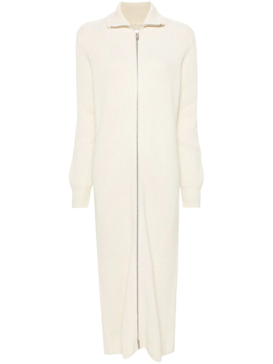 ribbed-knit maxi dress