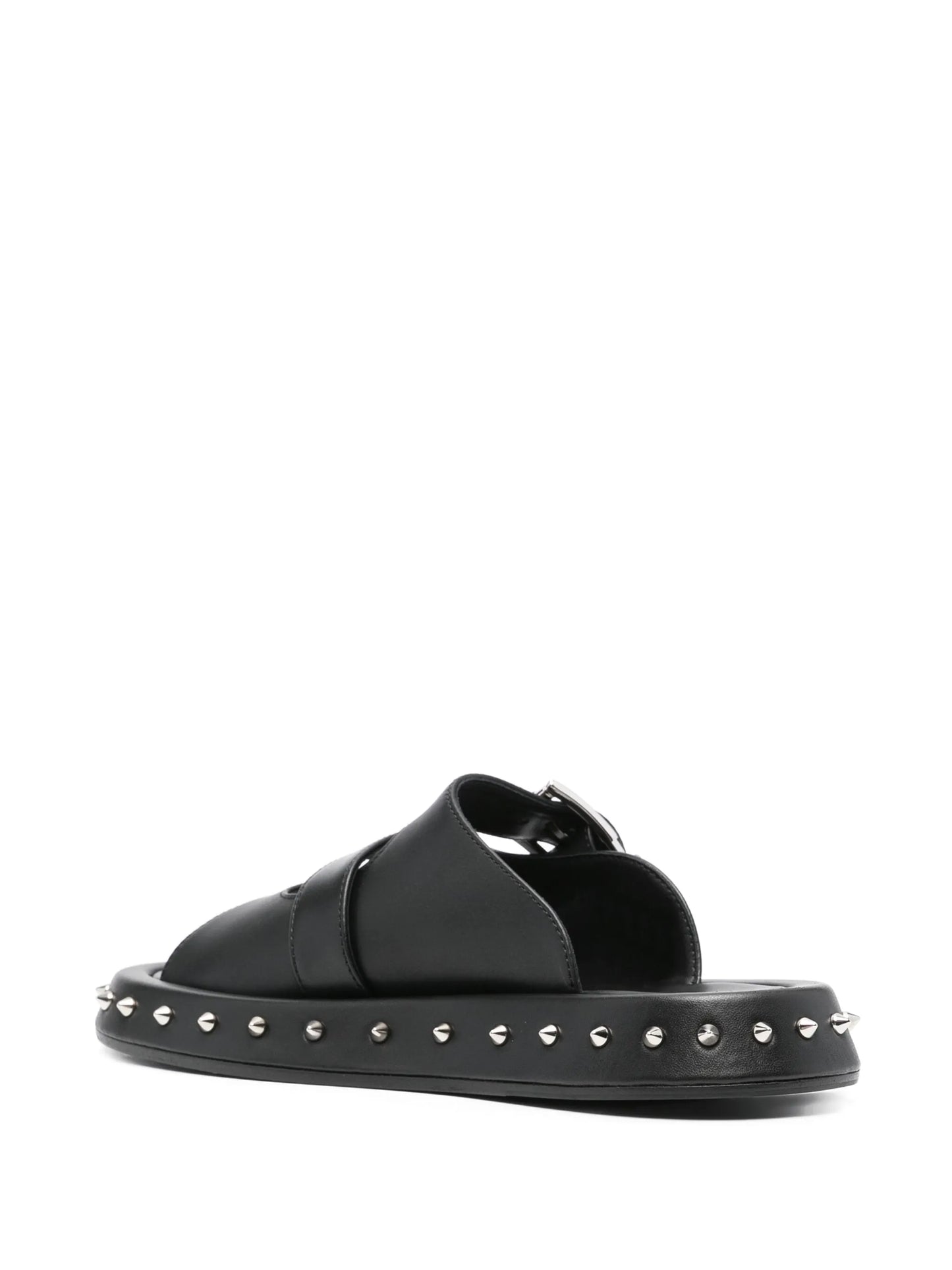 buckle leather sandals