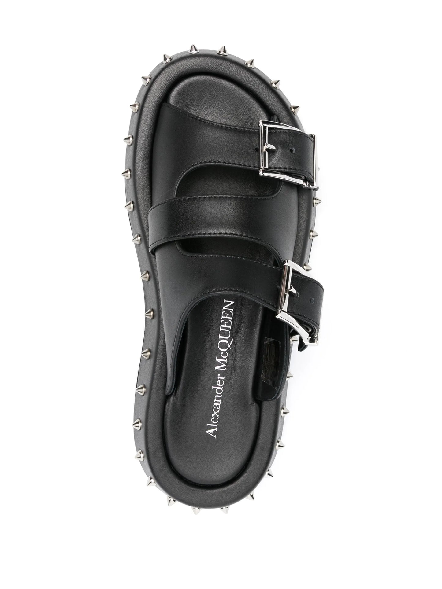 buckle leather sandals