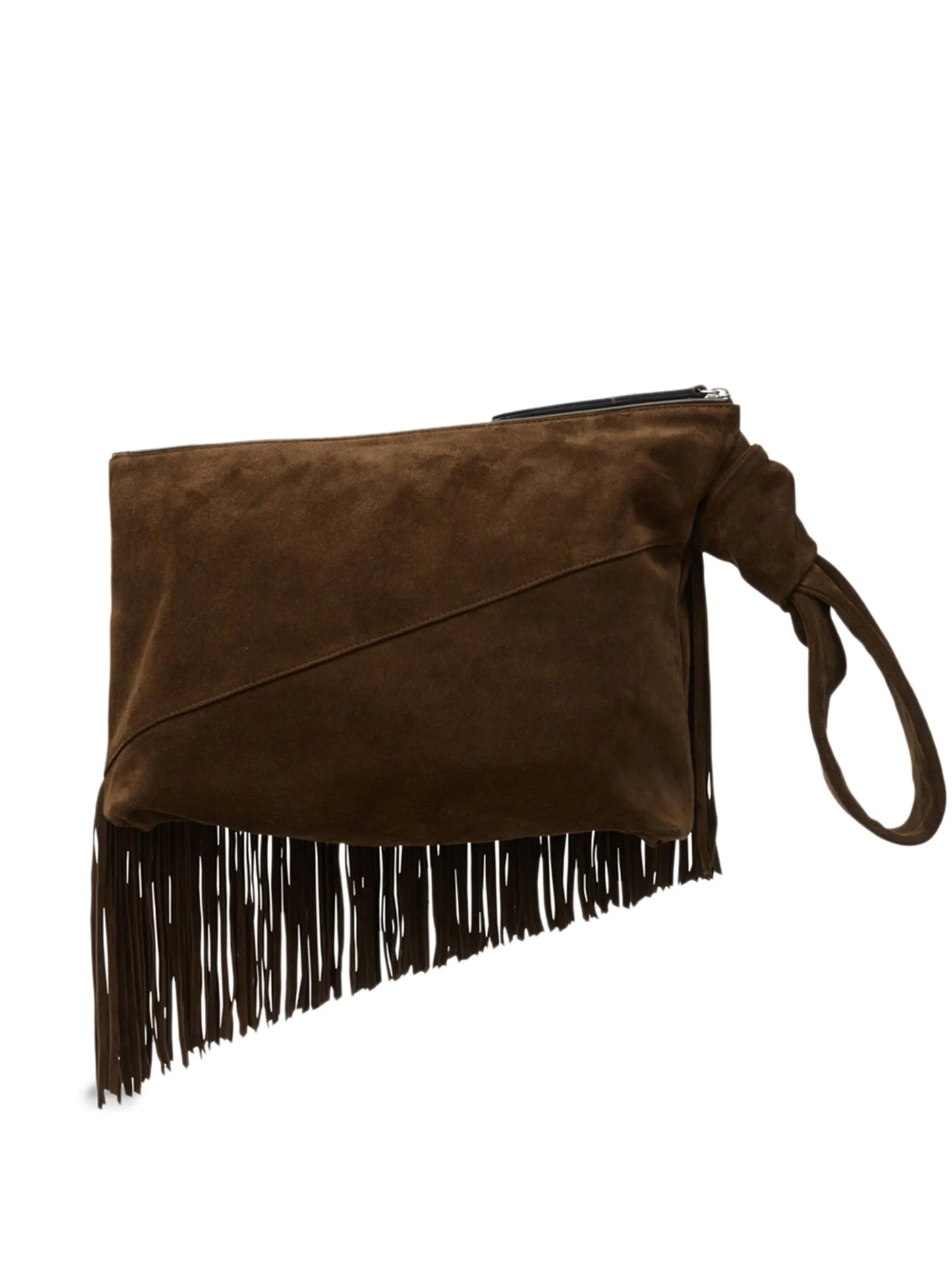 Faro suede clutch