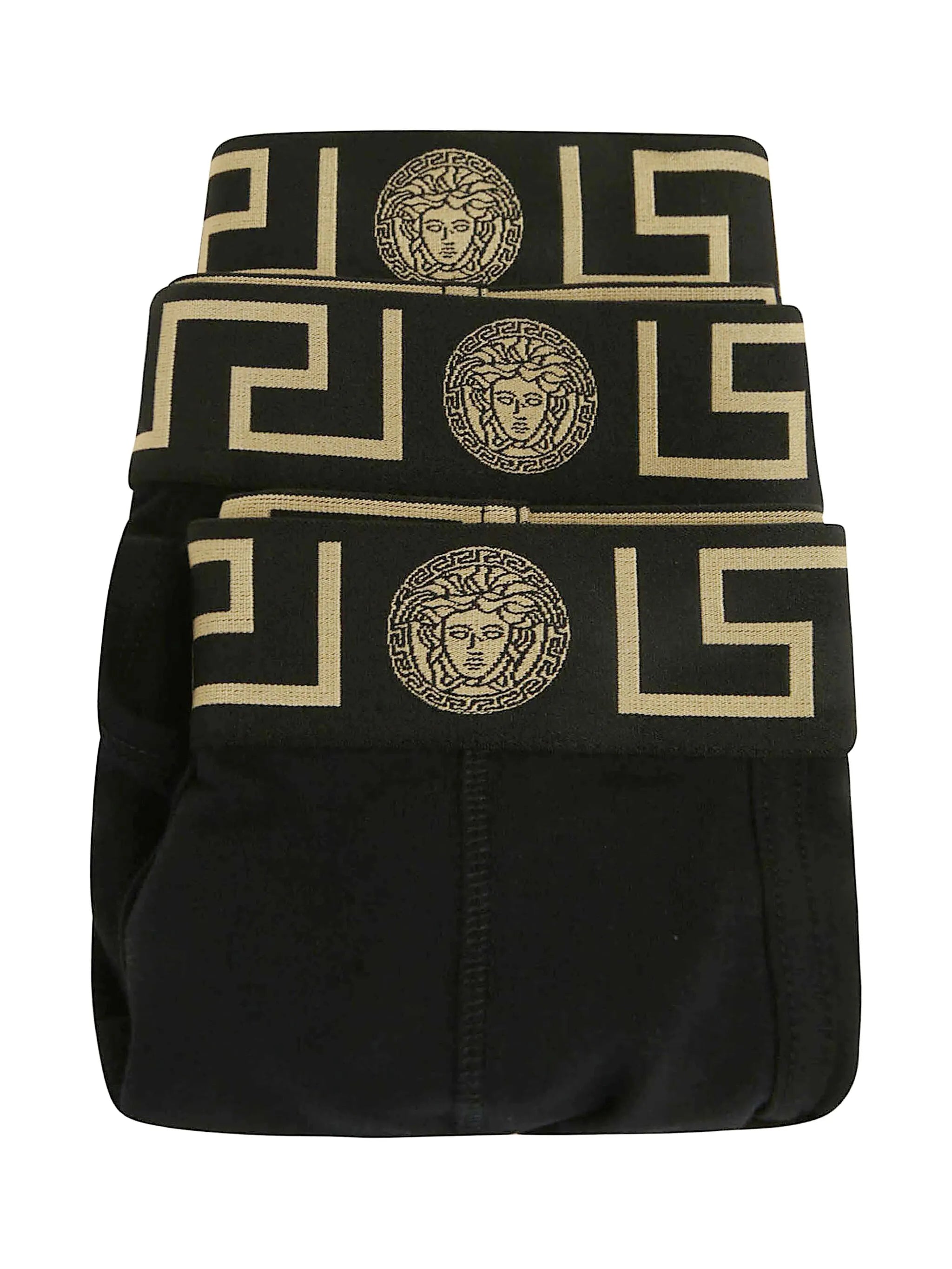 Greca Medusa Head three-piece briefs set