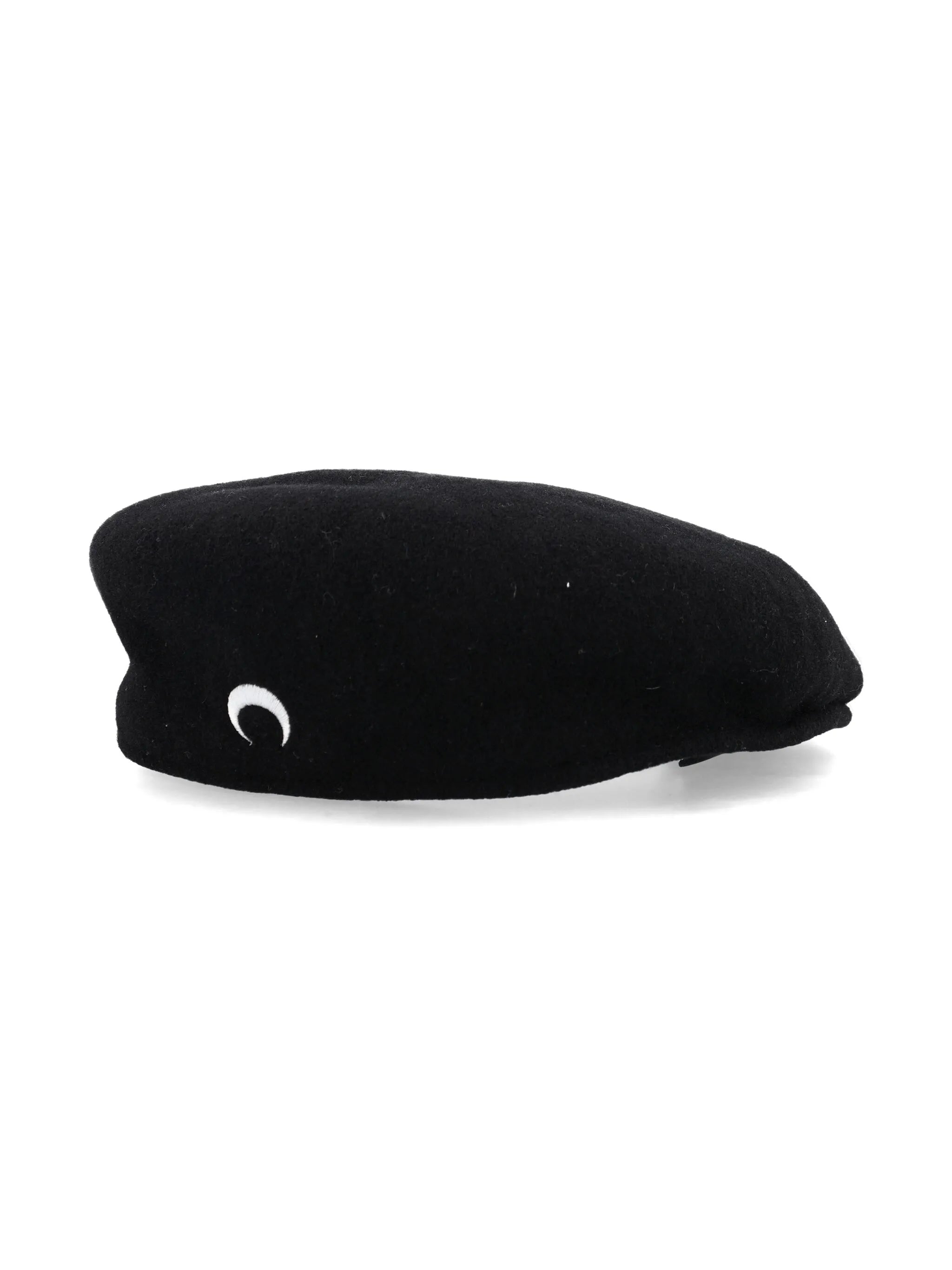 embroidered-moon beret
