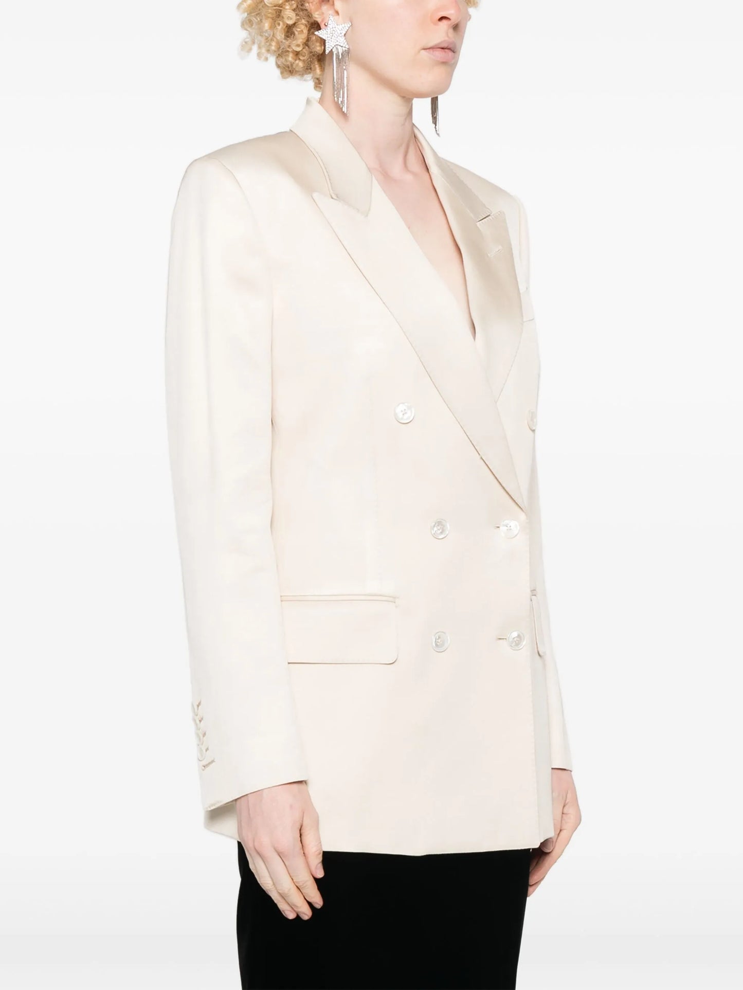 double-breasted blazer