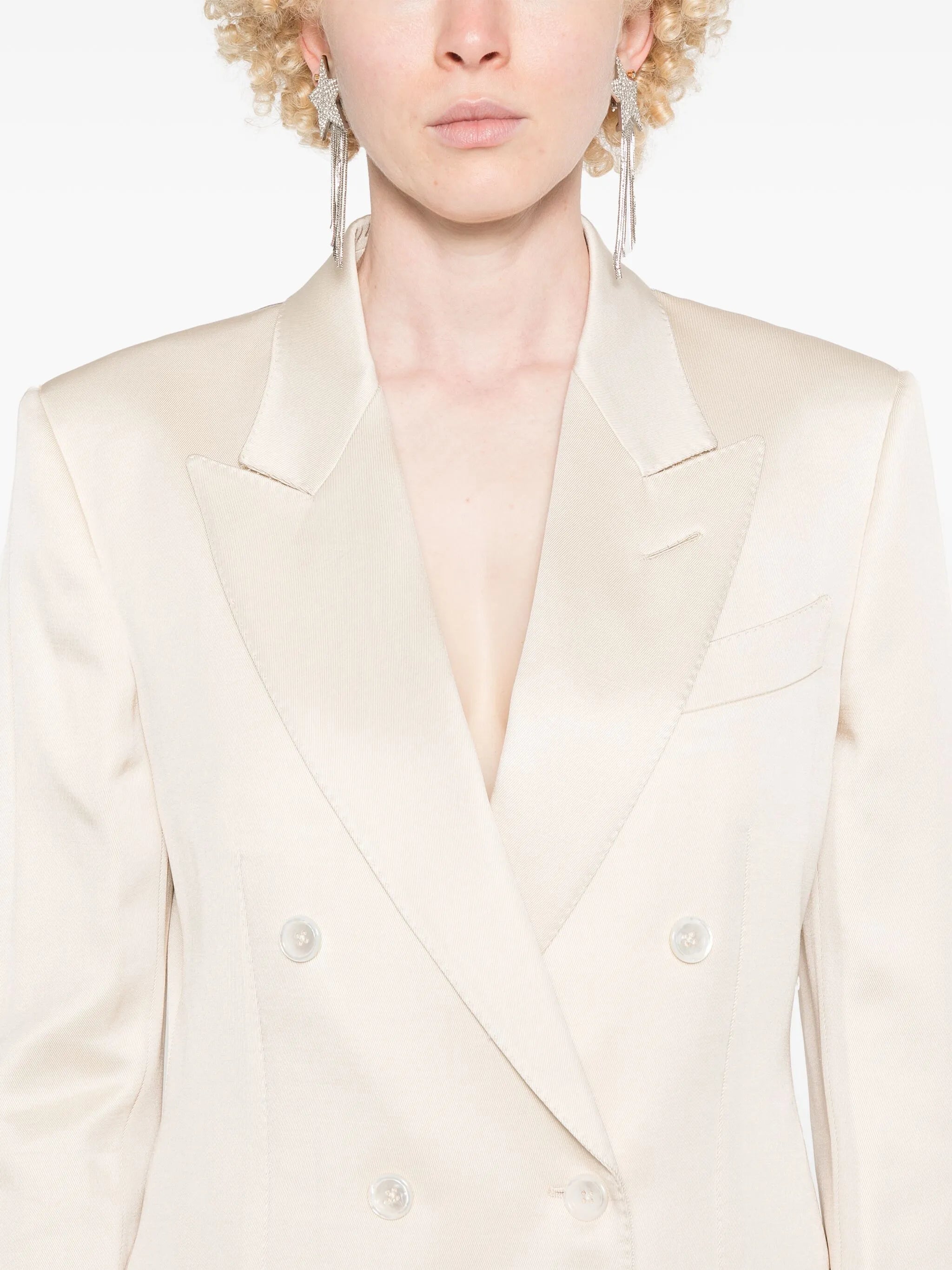 double-breasted blazer