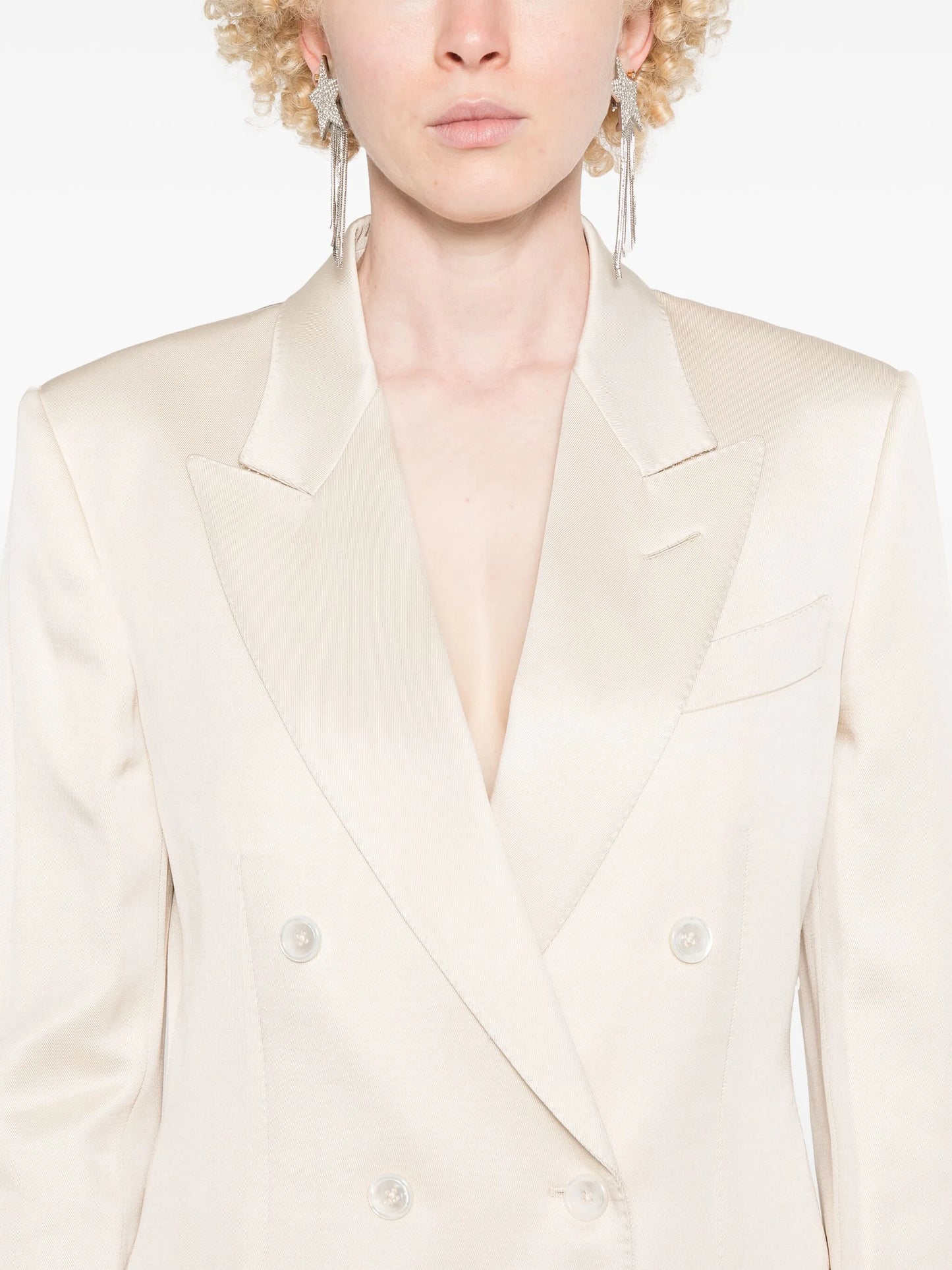 double-breasted blazer
