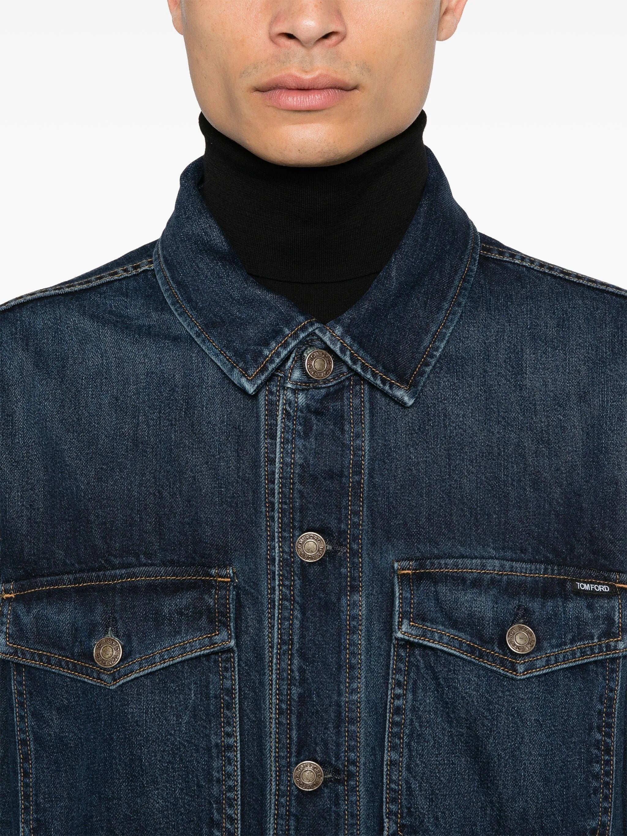 chest-pockets denim jacket