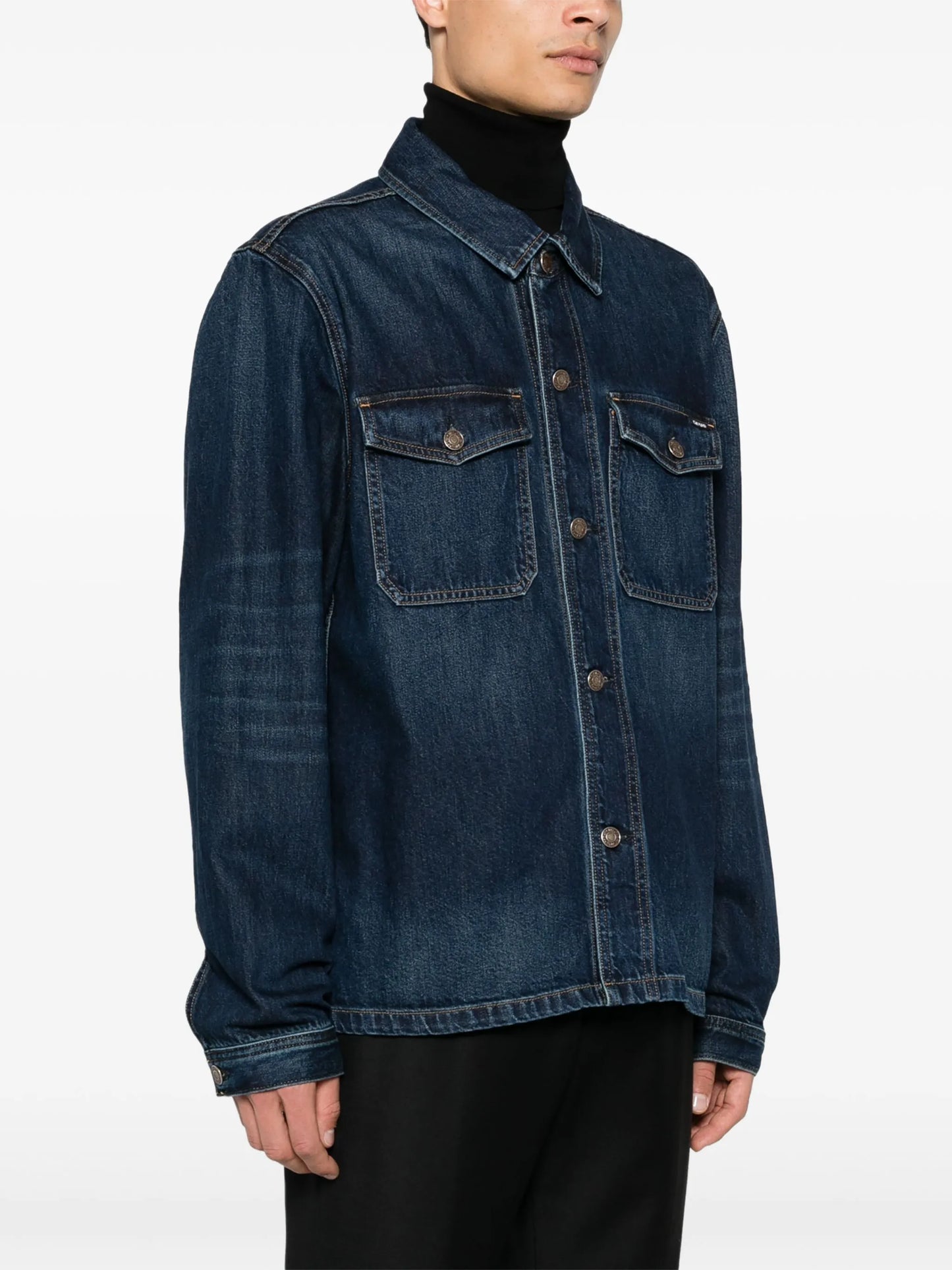 chest-pockets denim jacket