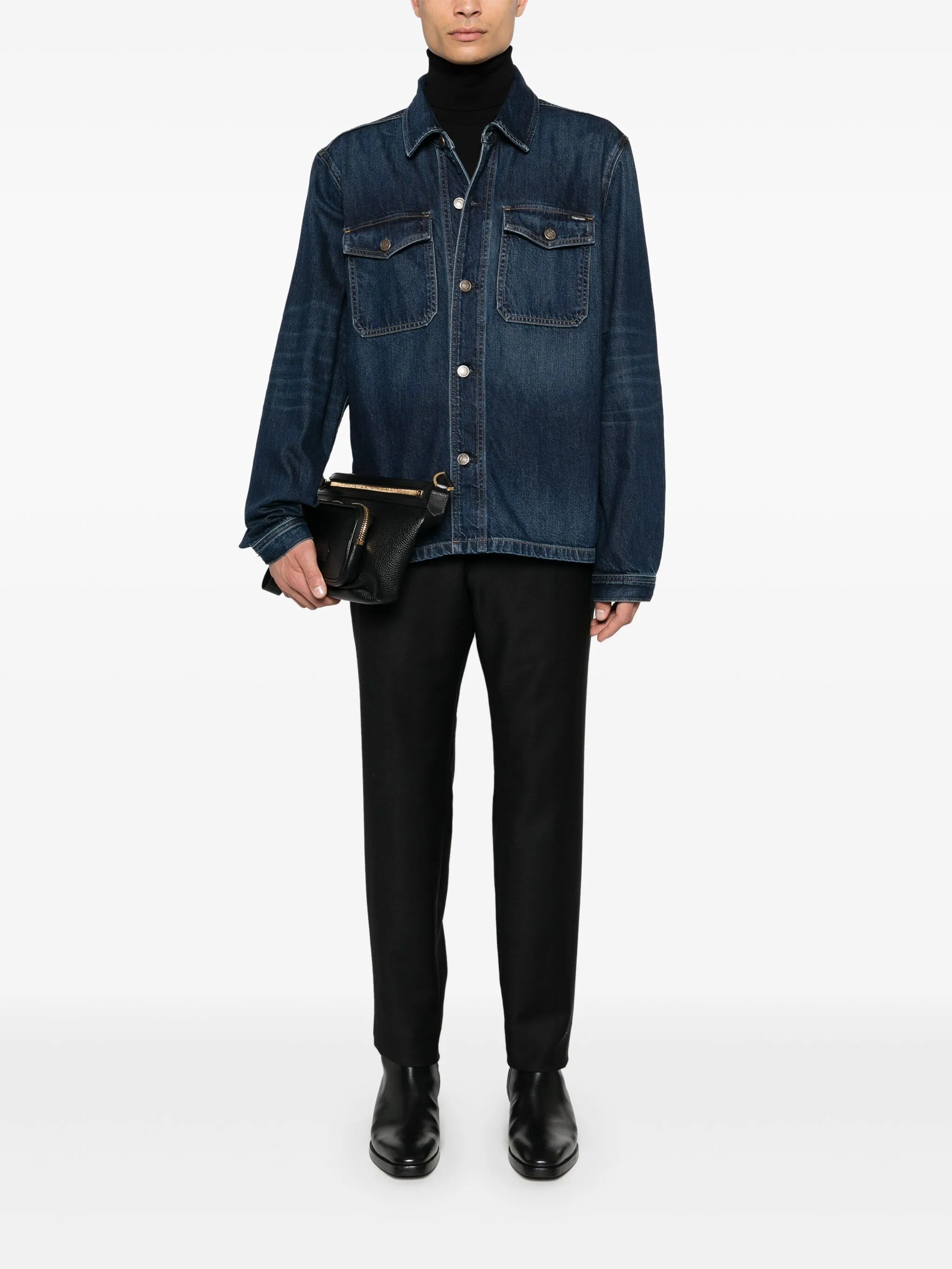 chest-pockets denim jacket