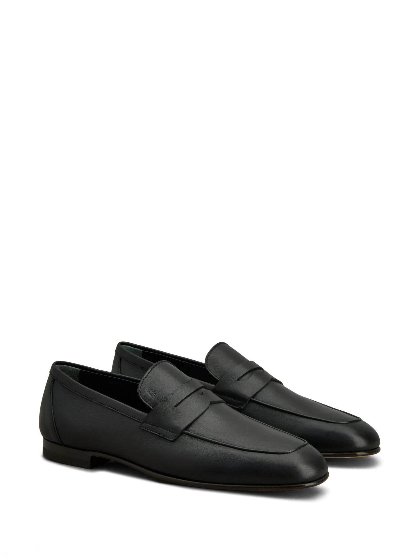 Monogram penny loafers
