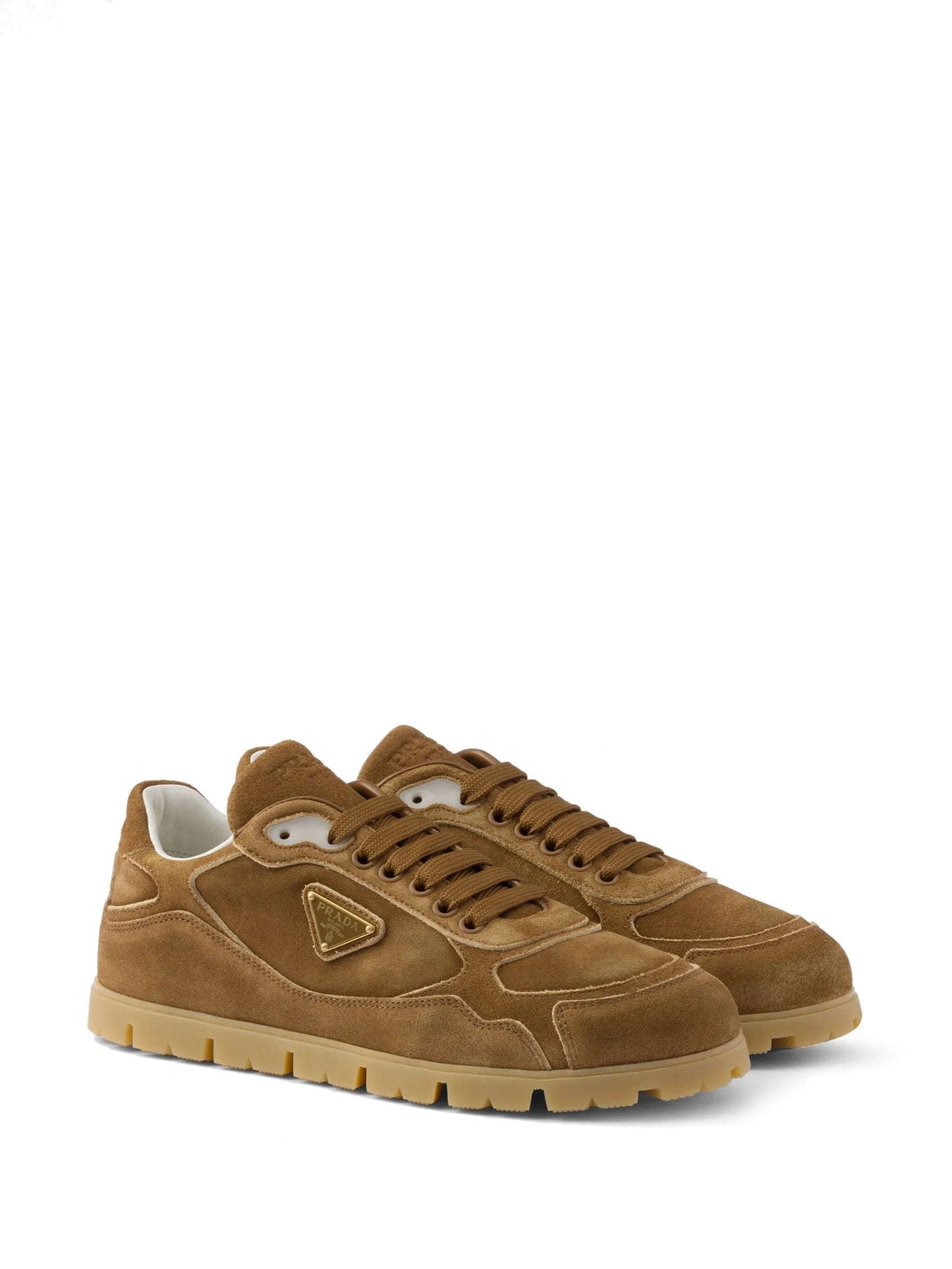 faded suede sneakers