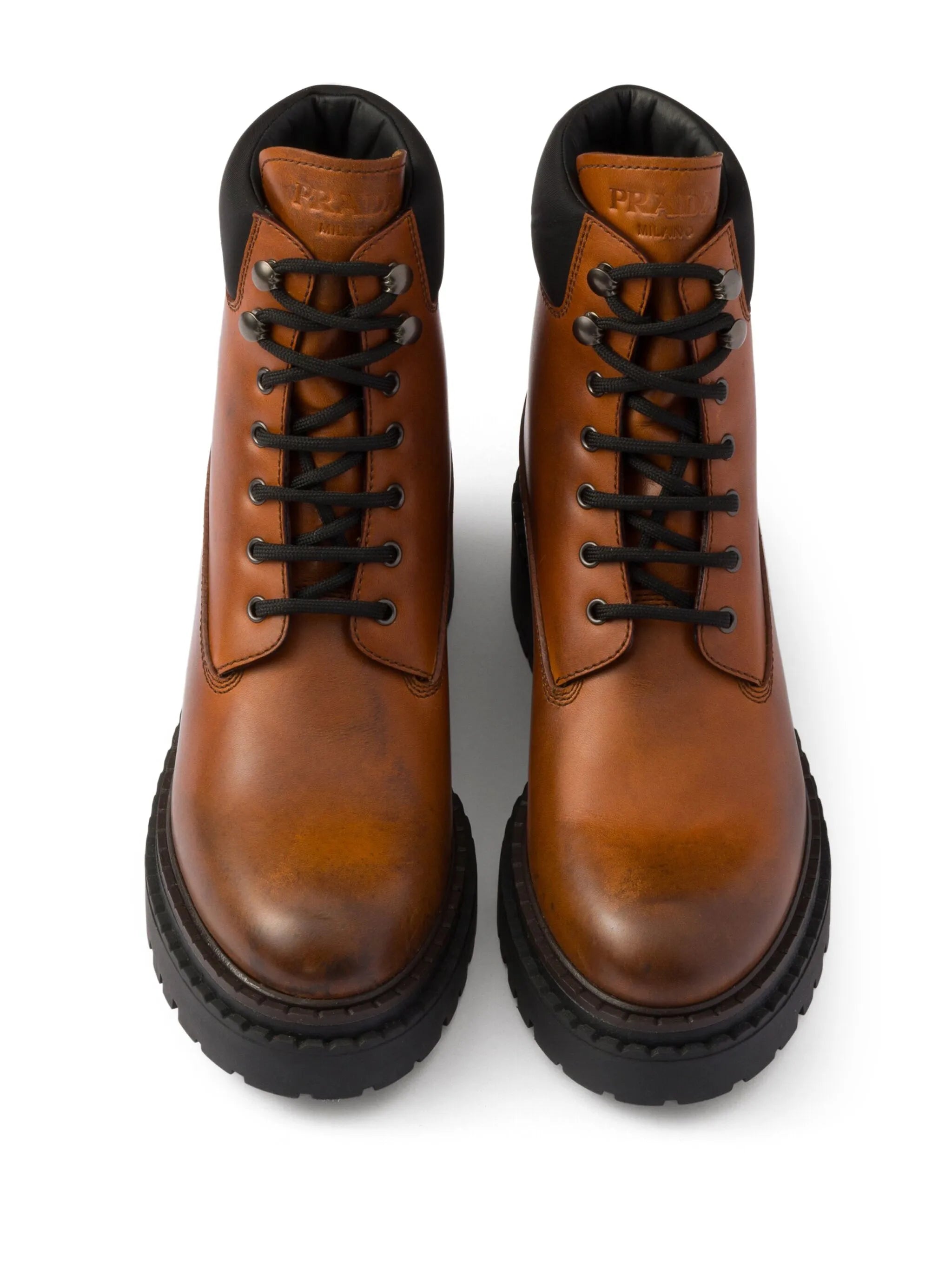 leather combat booties