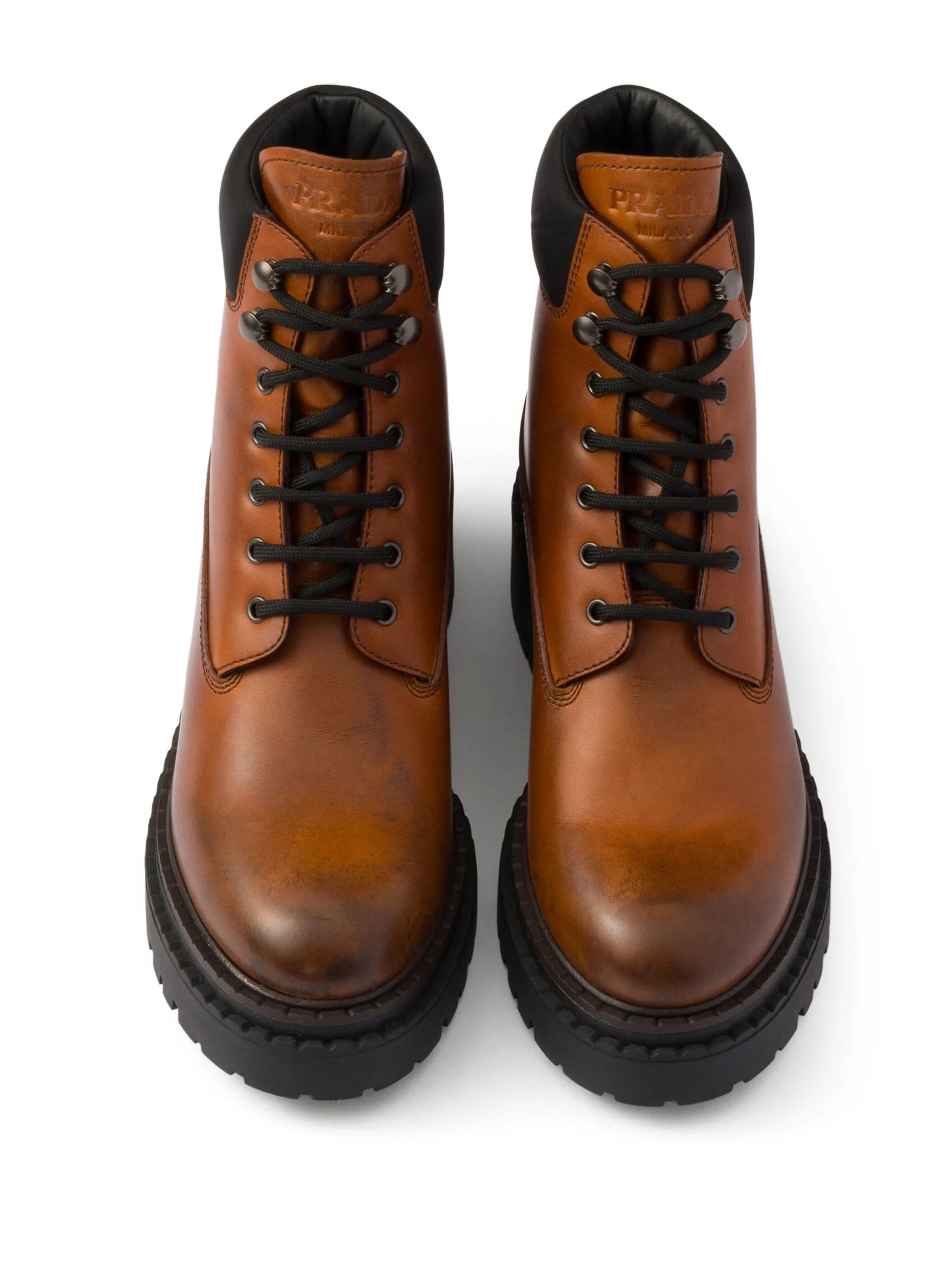 leather combat booties