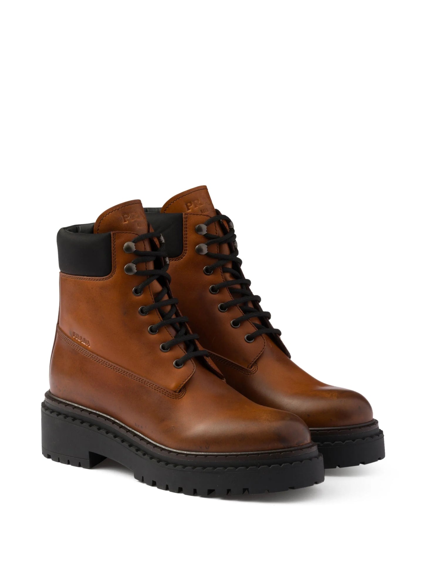 leather combat booties