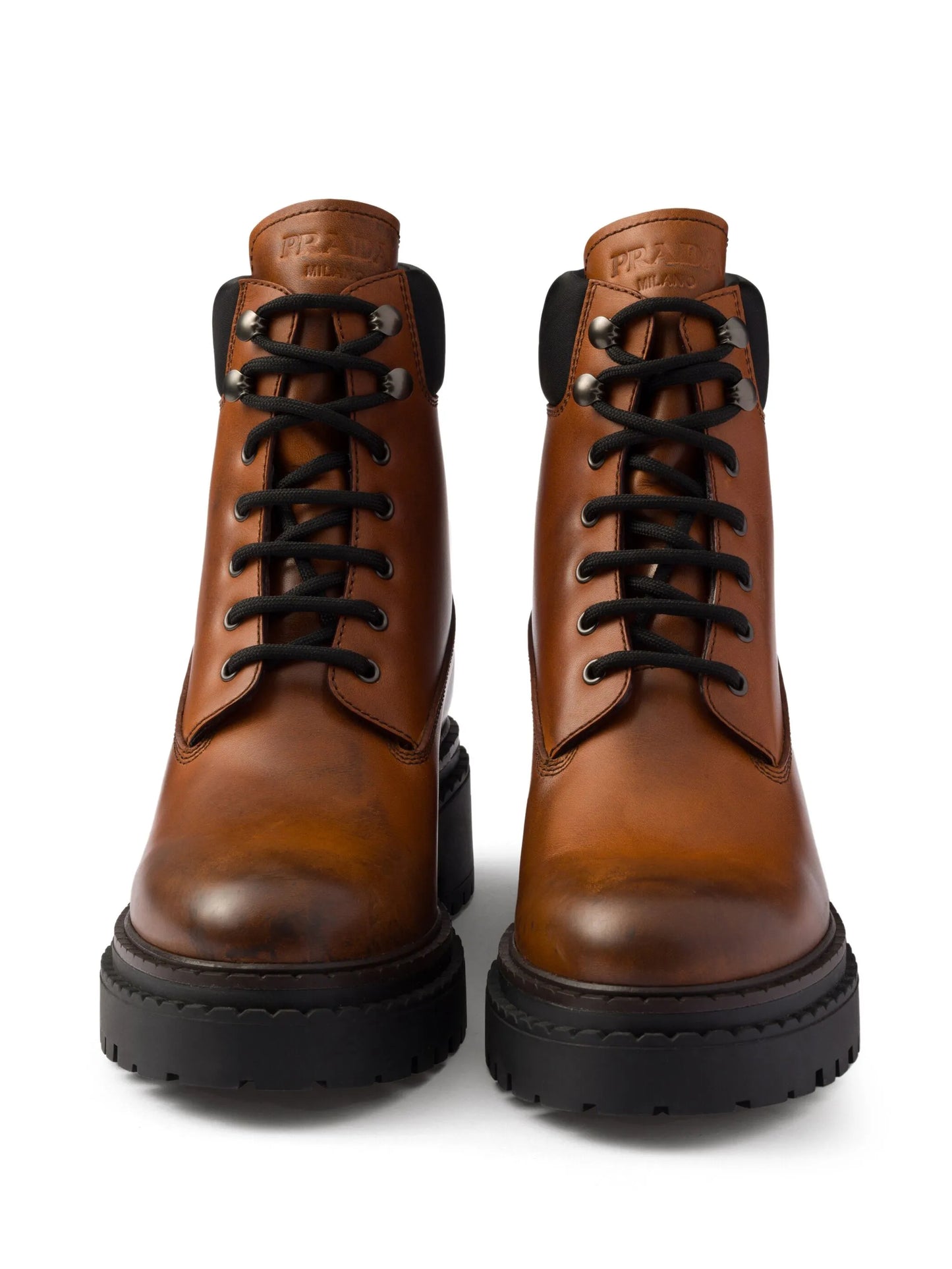 leather combat booties