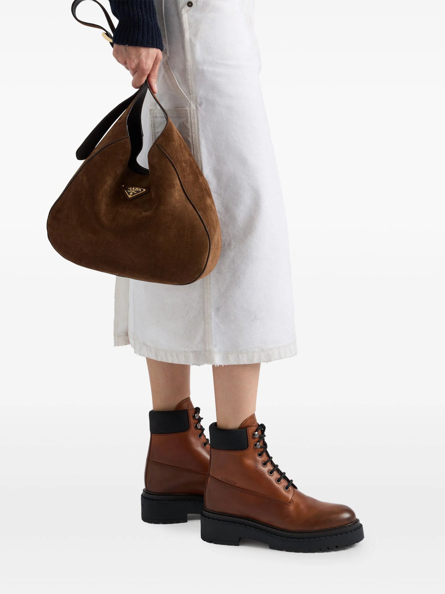 leather combat booties