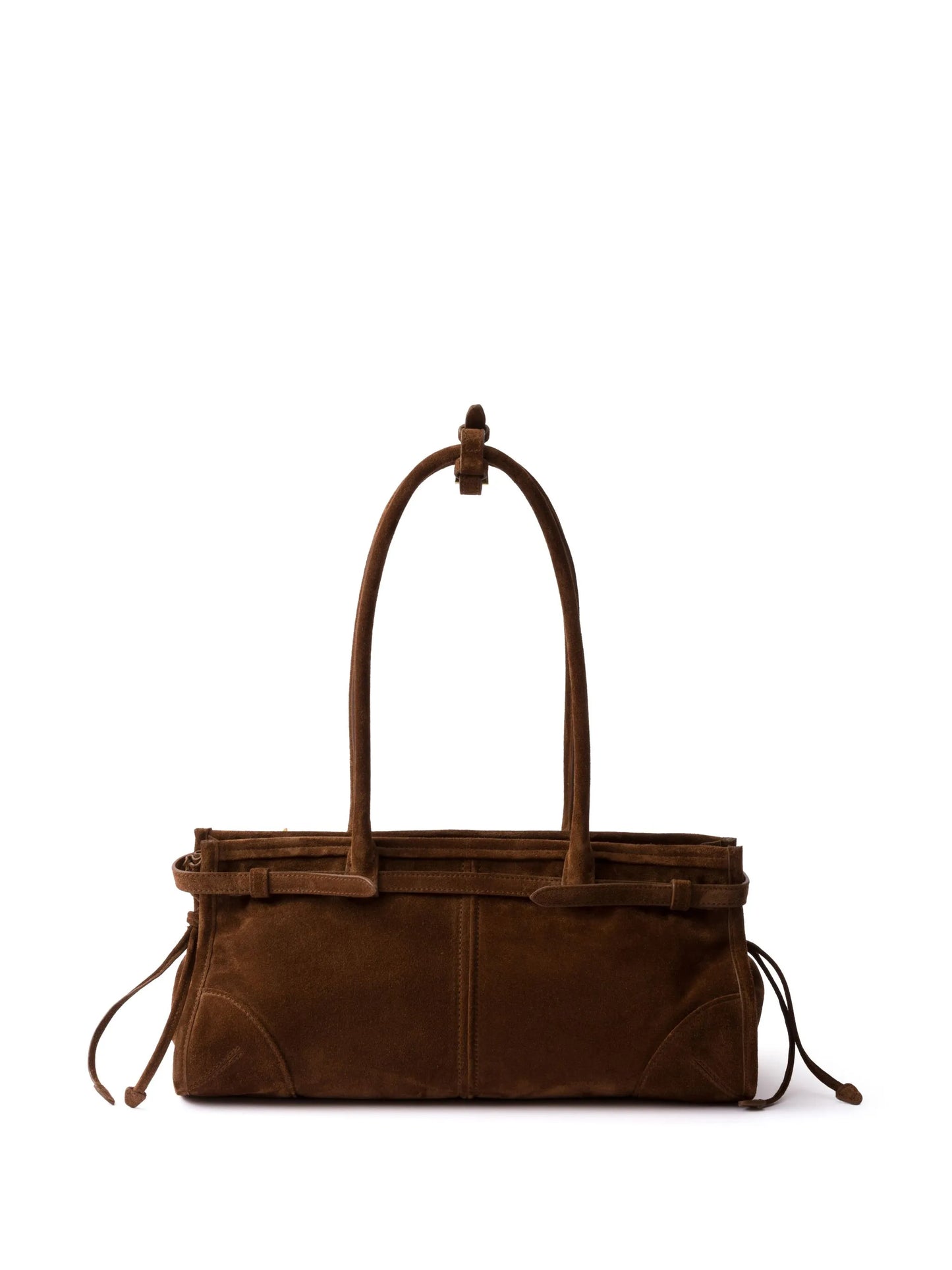 Bonnie medium suede handbag