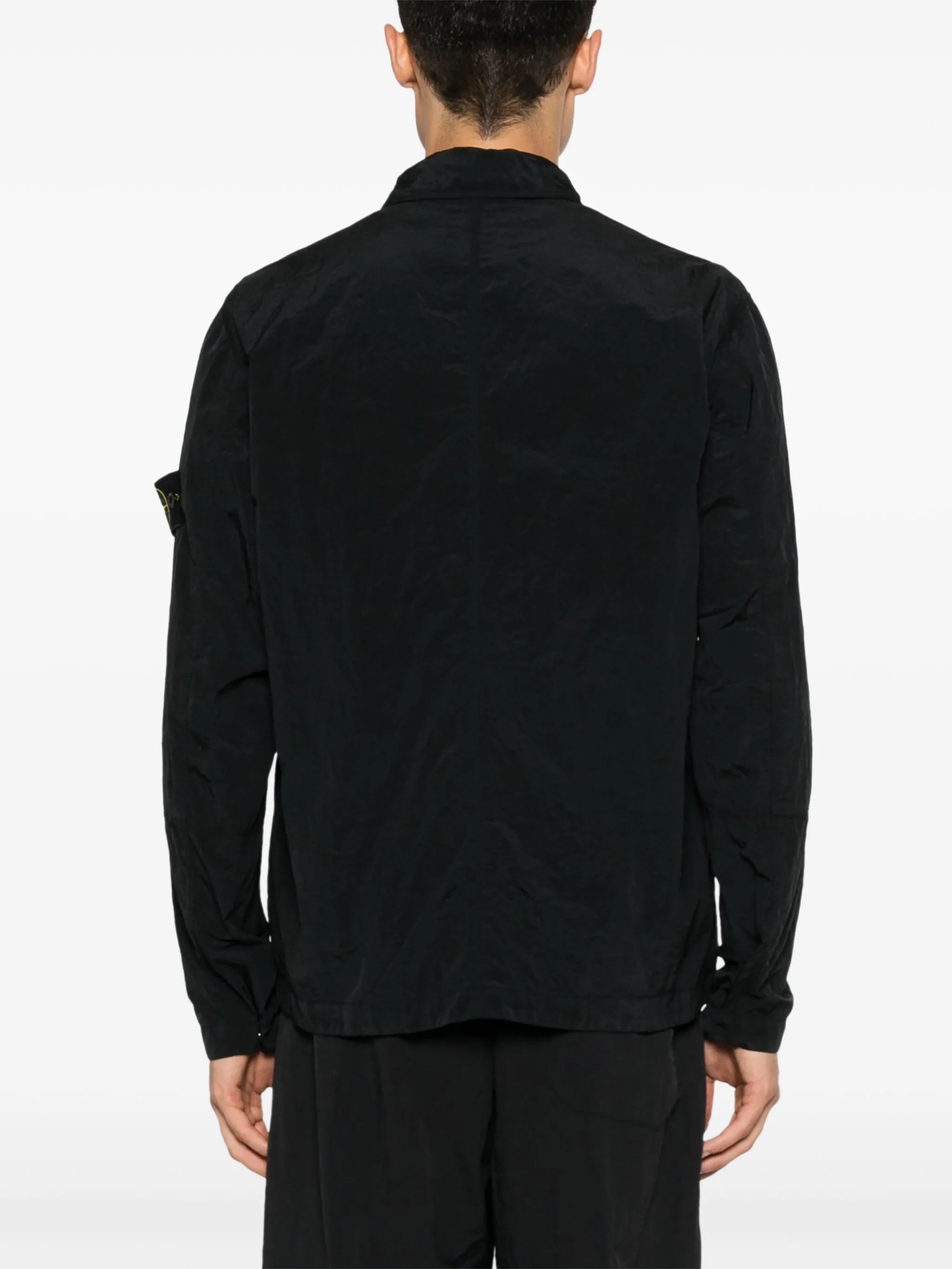 Compass-badge overshirt