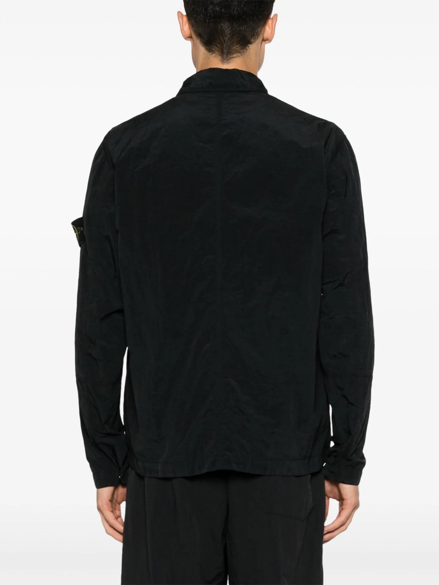 Compass-badge overshirt