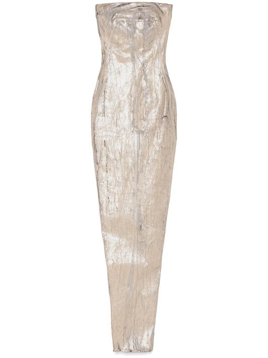 bustier maxi dress