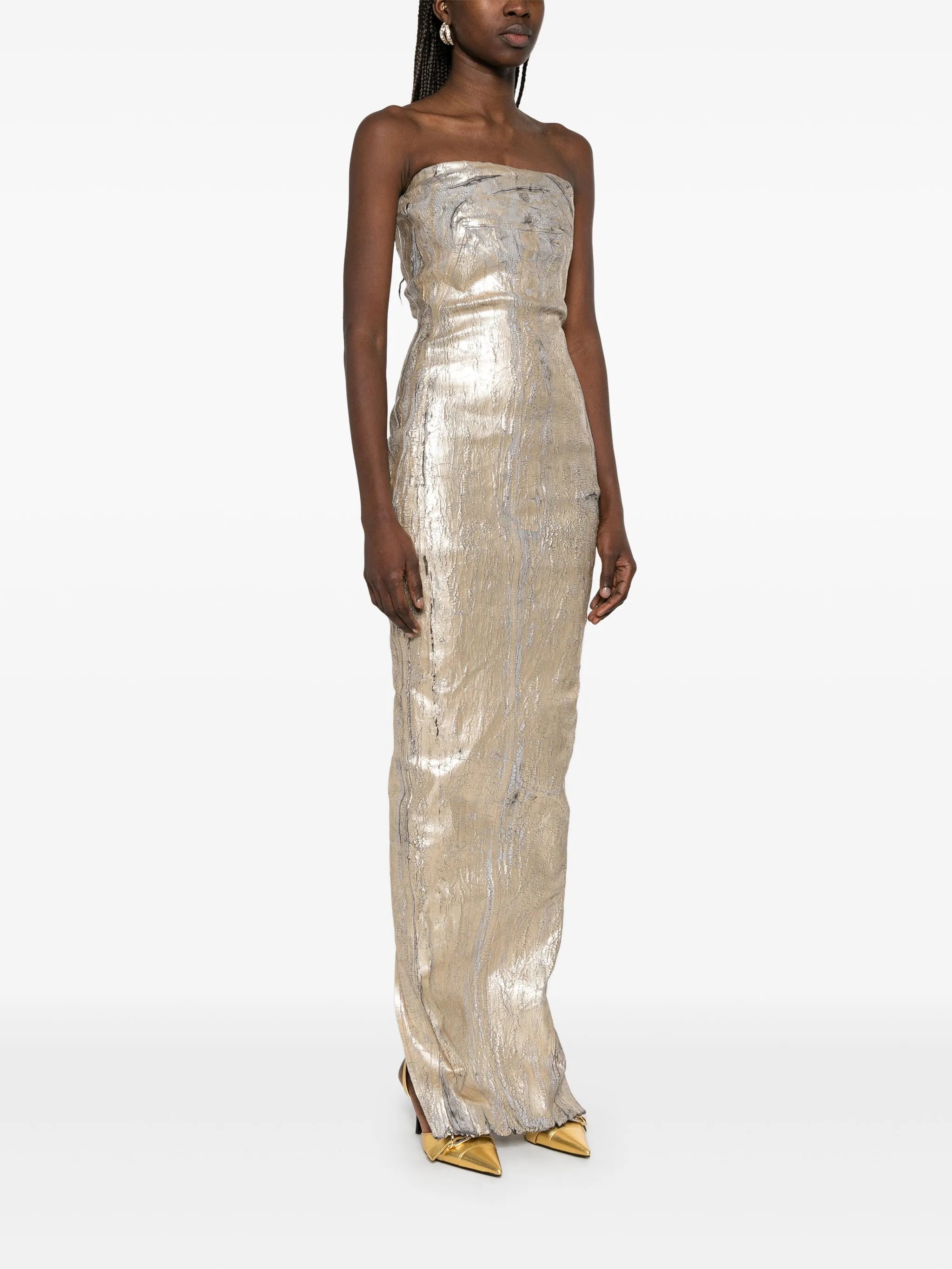 bustier maxi dress