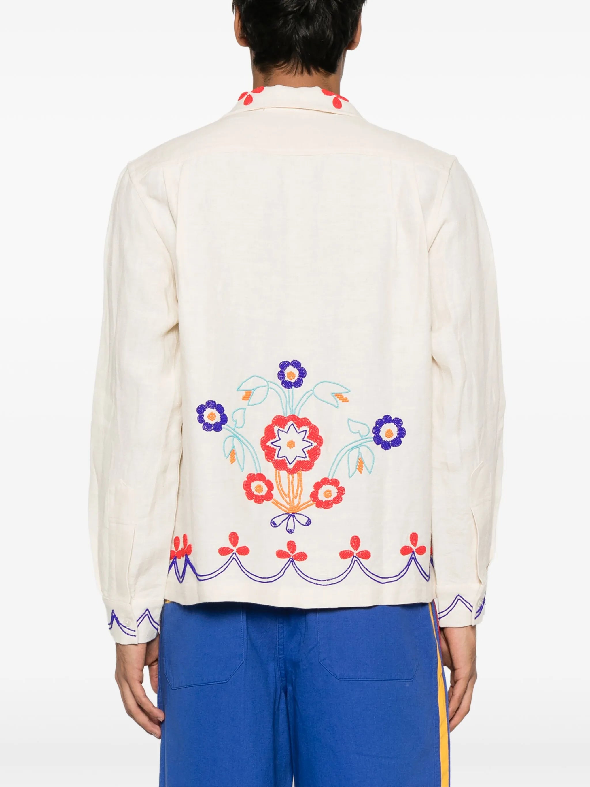 Garden Party beaded shirt