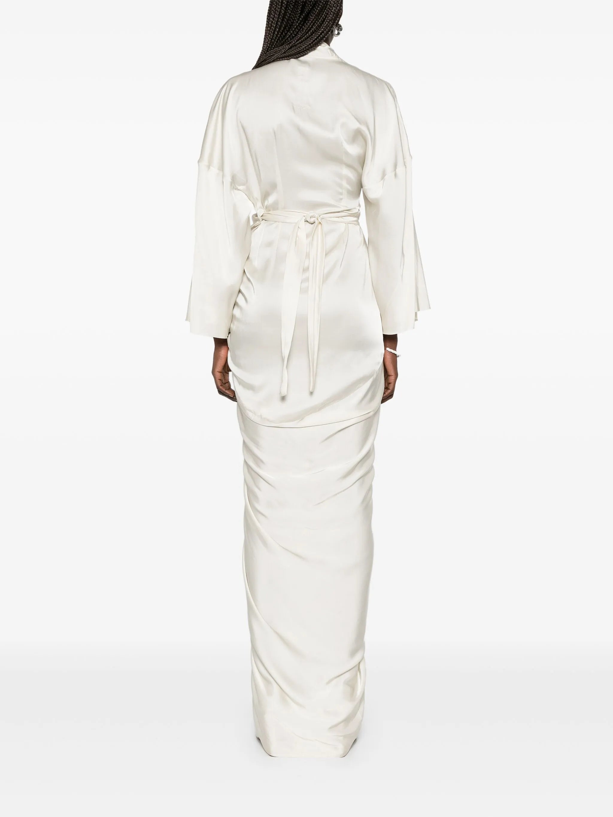 wrap maxi dress