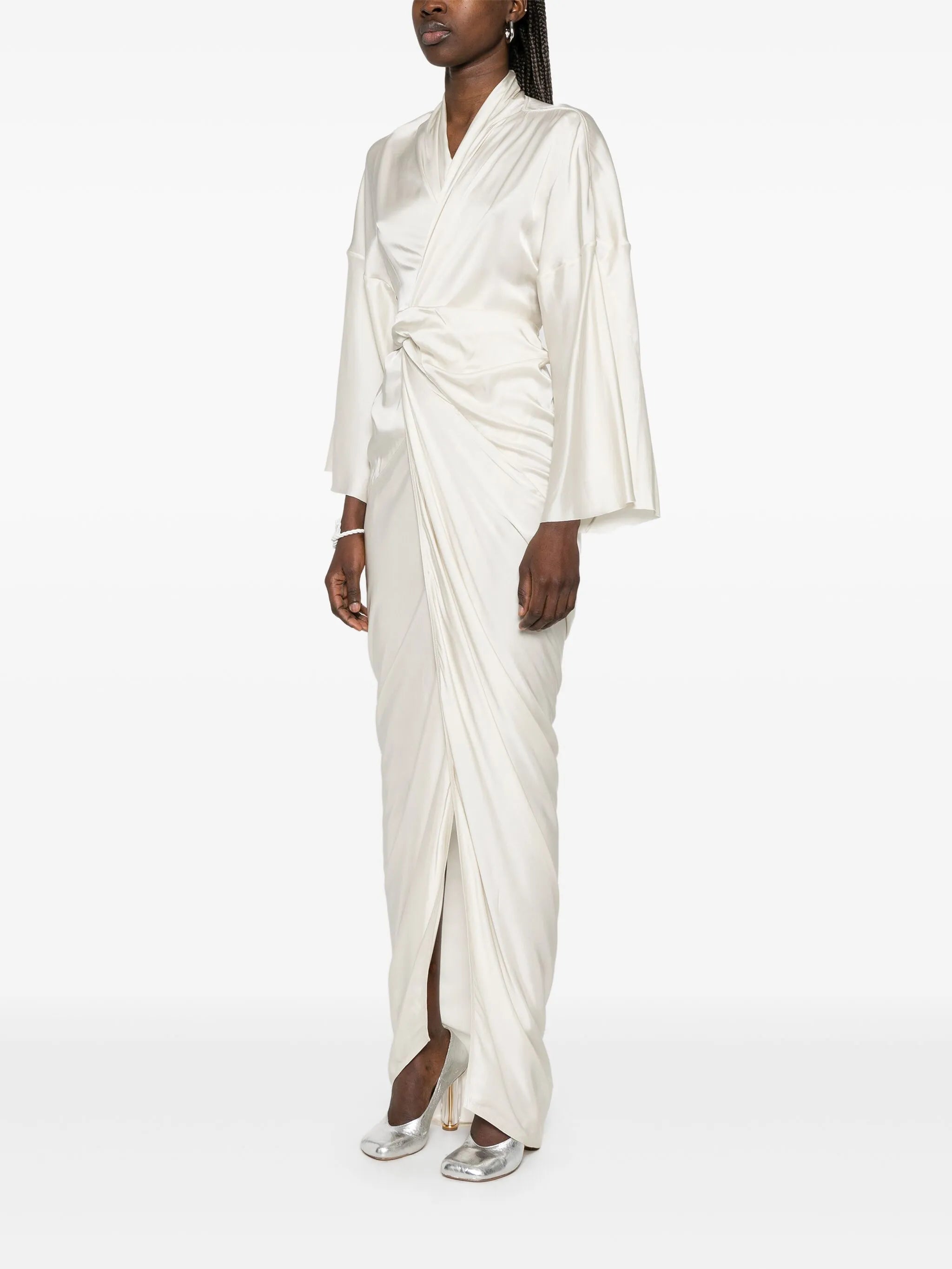 wrap maxi dress