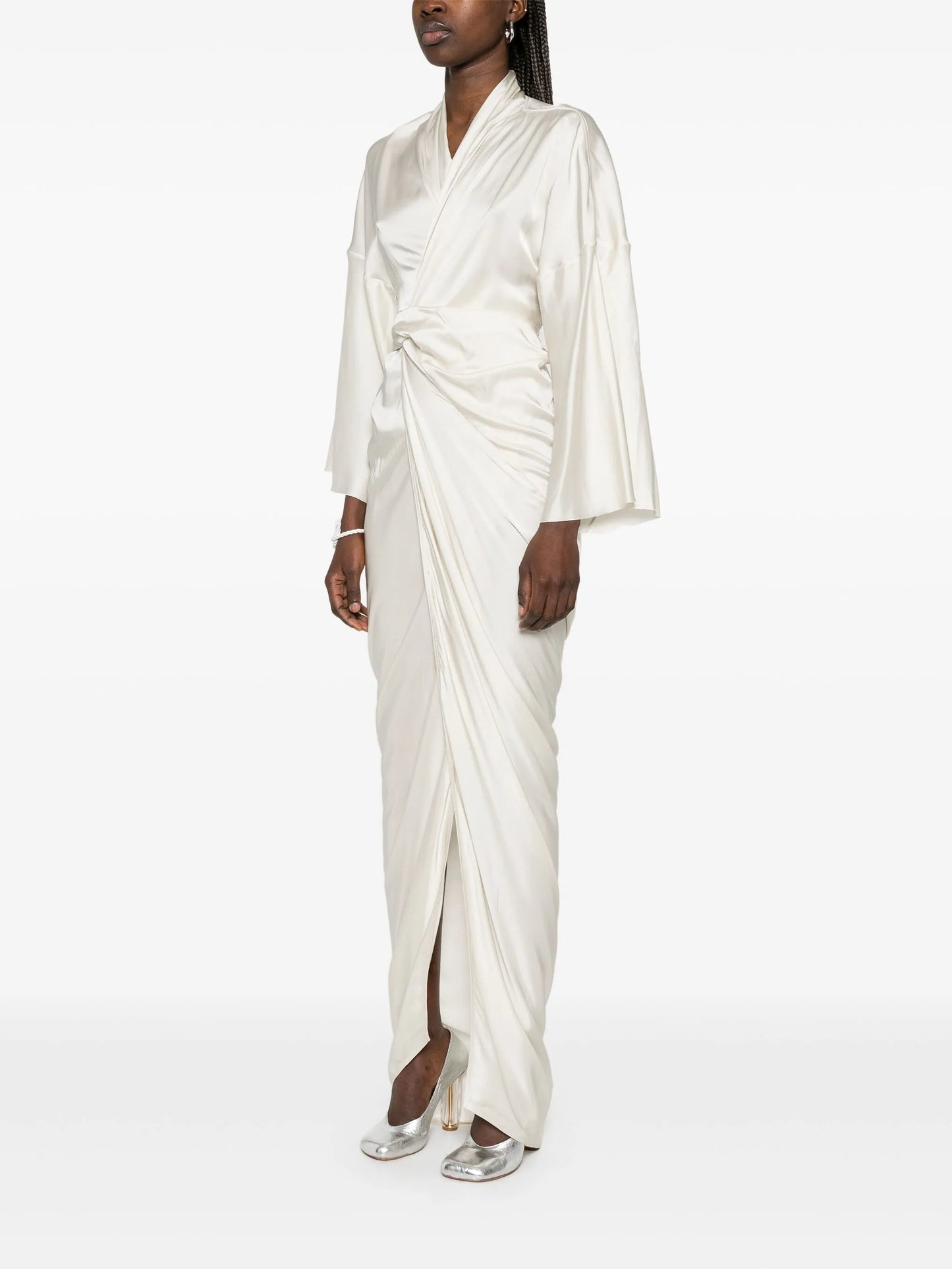 wrap maxi dress