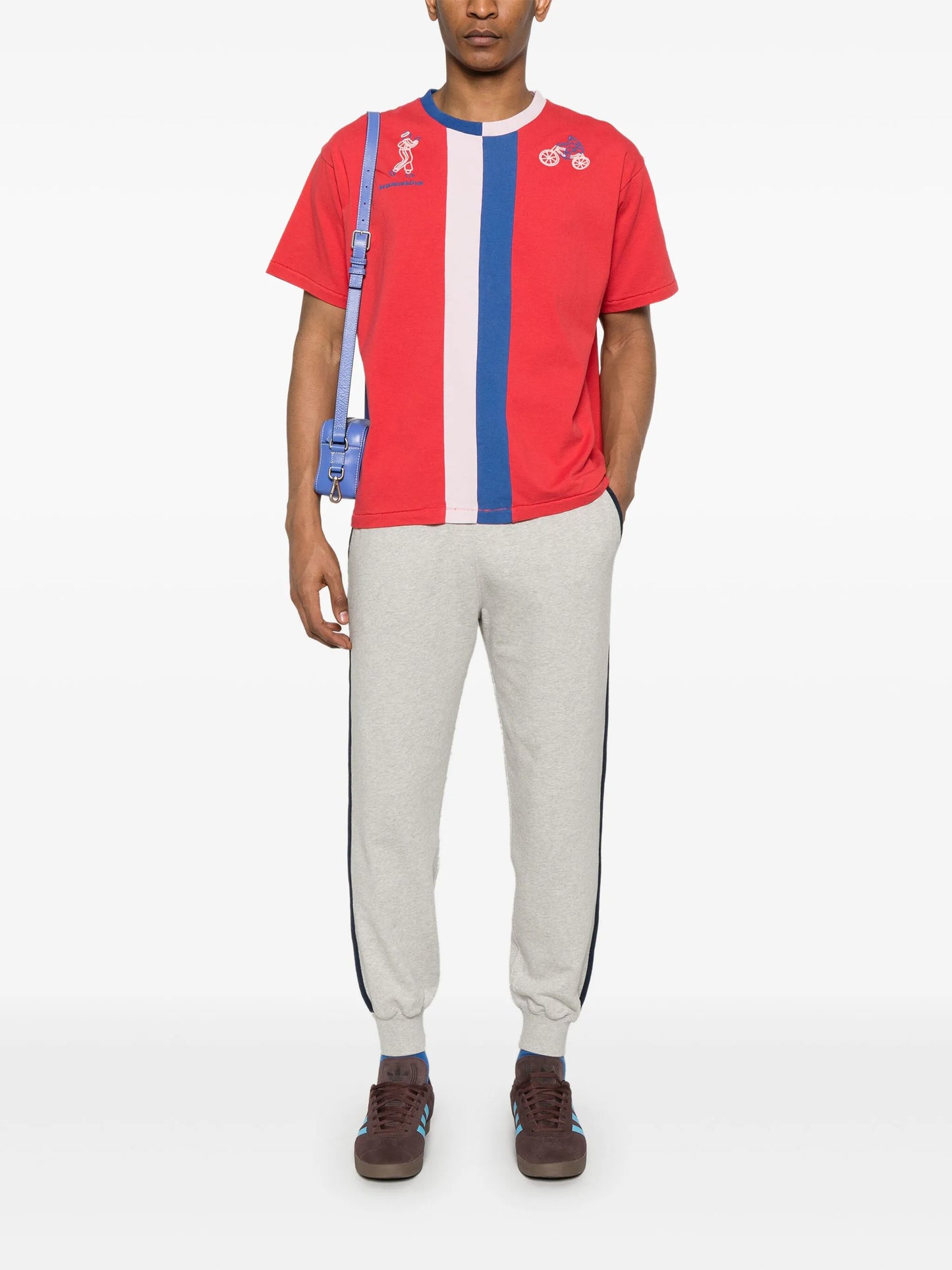 side-stripe track pants