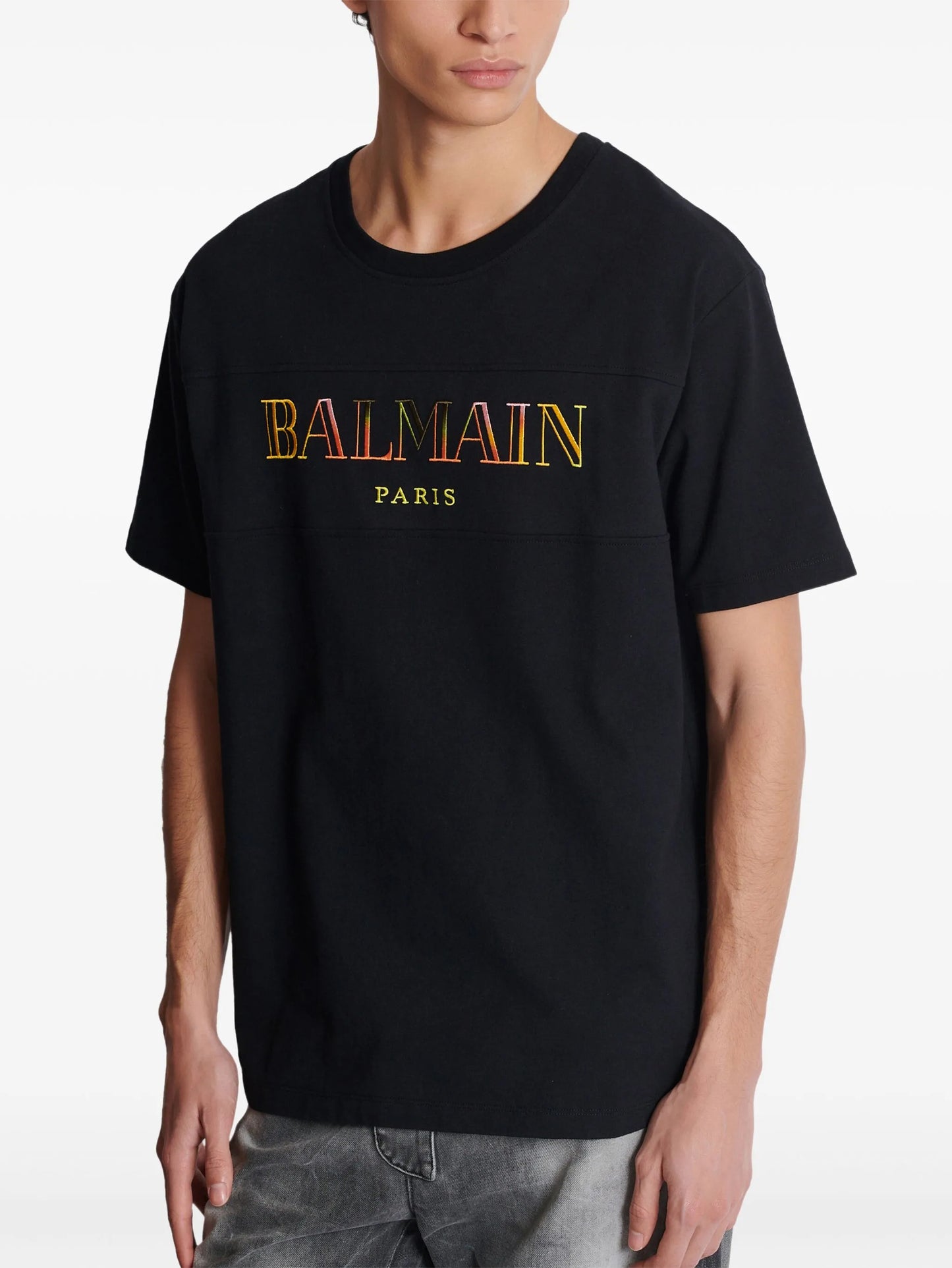Vintage Balmain embroidered T-shirt