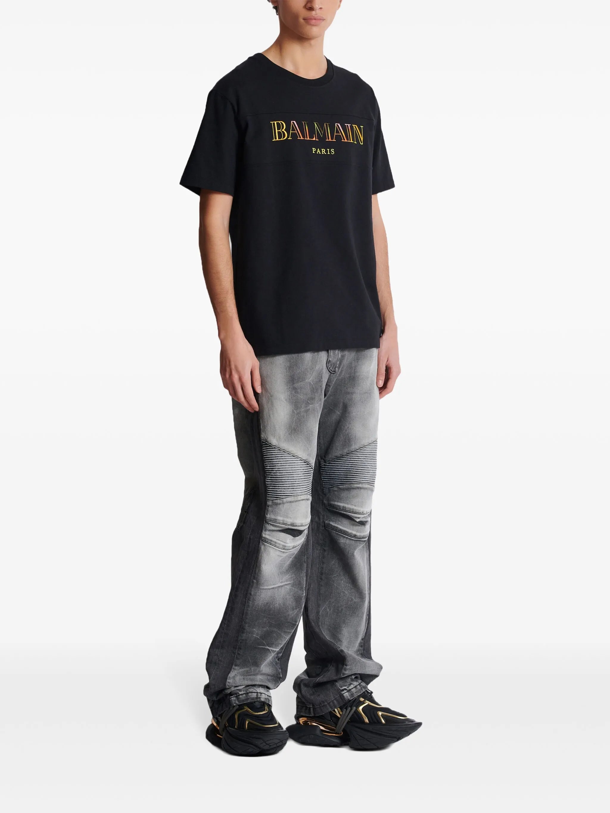 Vintage Balmain embroidered T-shirt