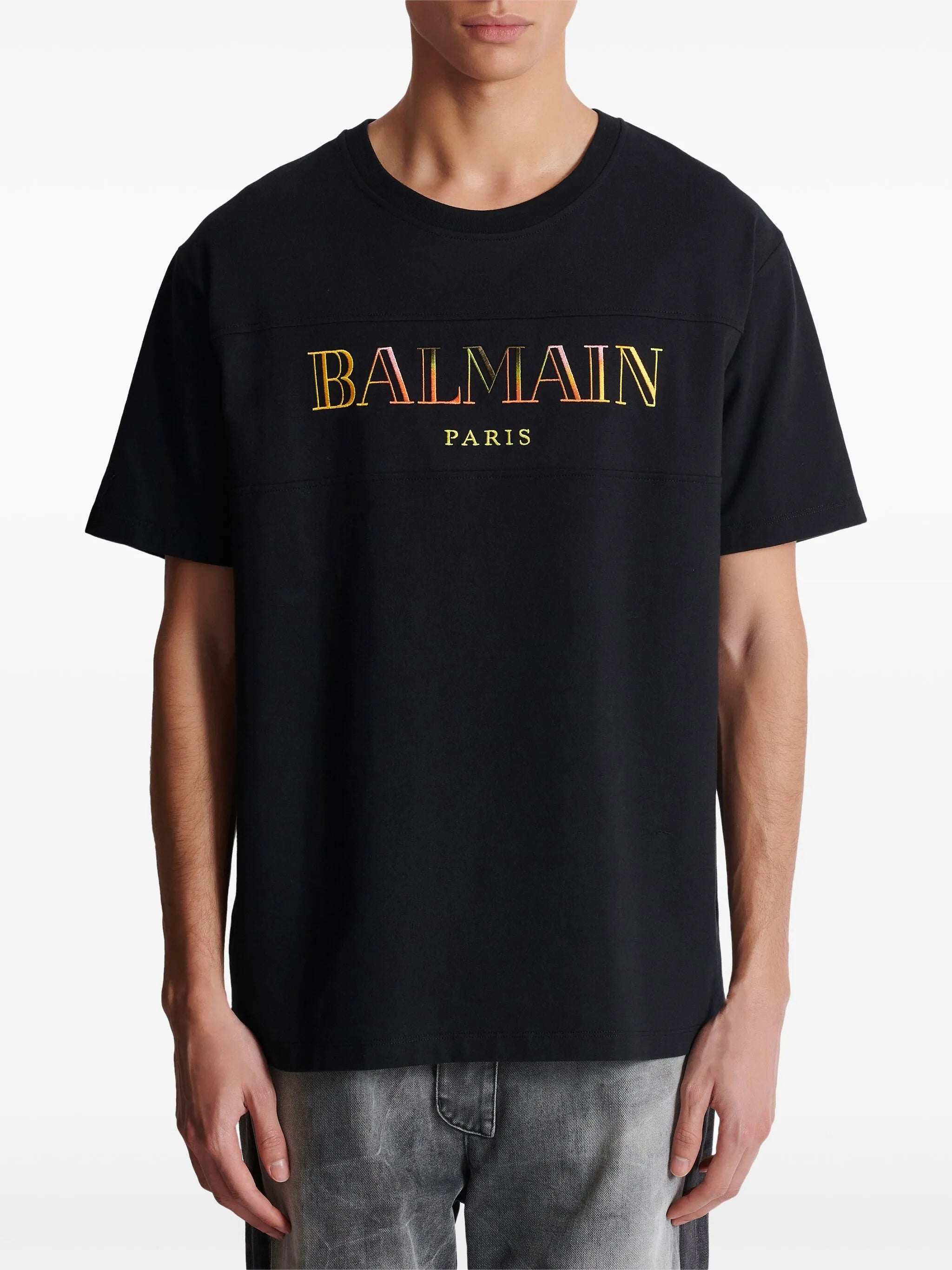 Vintage Balmain embroidered T-shirt