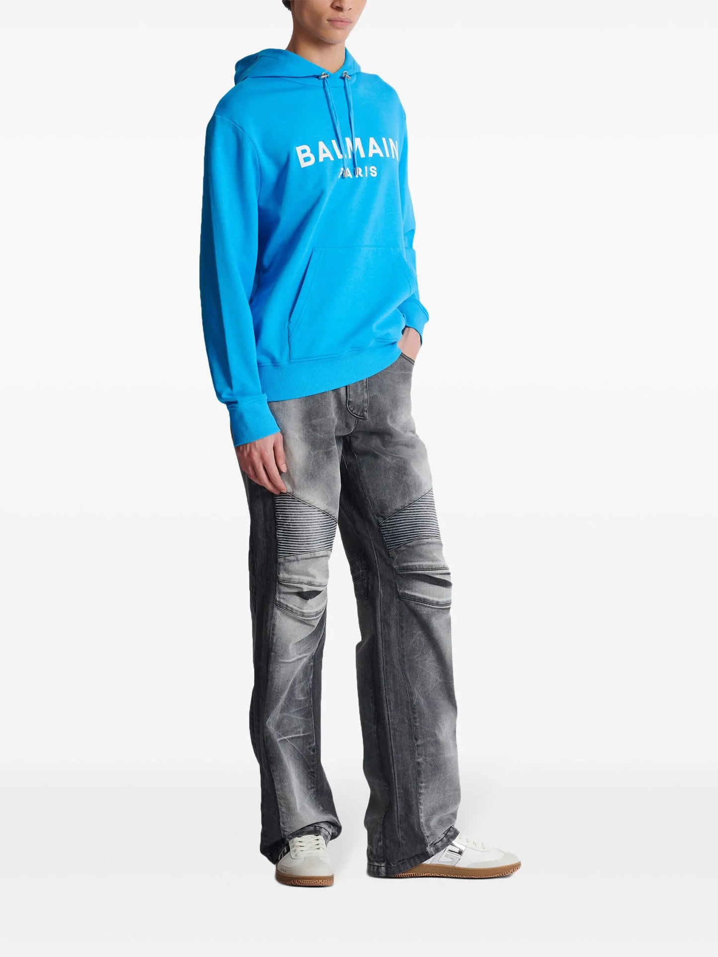 Balmain Paris-printed hoodie