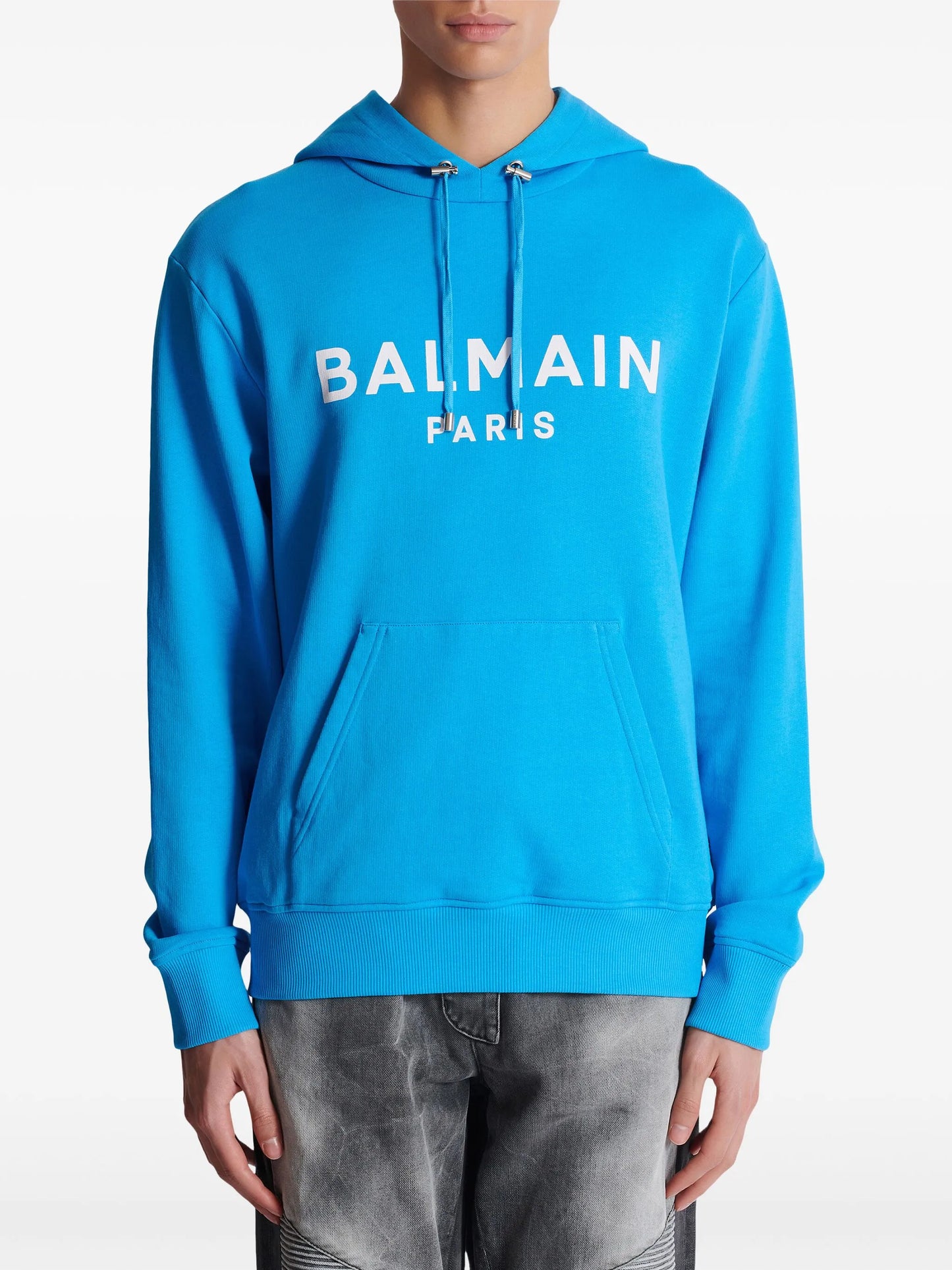 Balmain Paris-printed hoodie