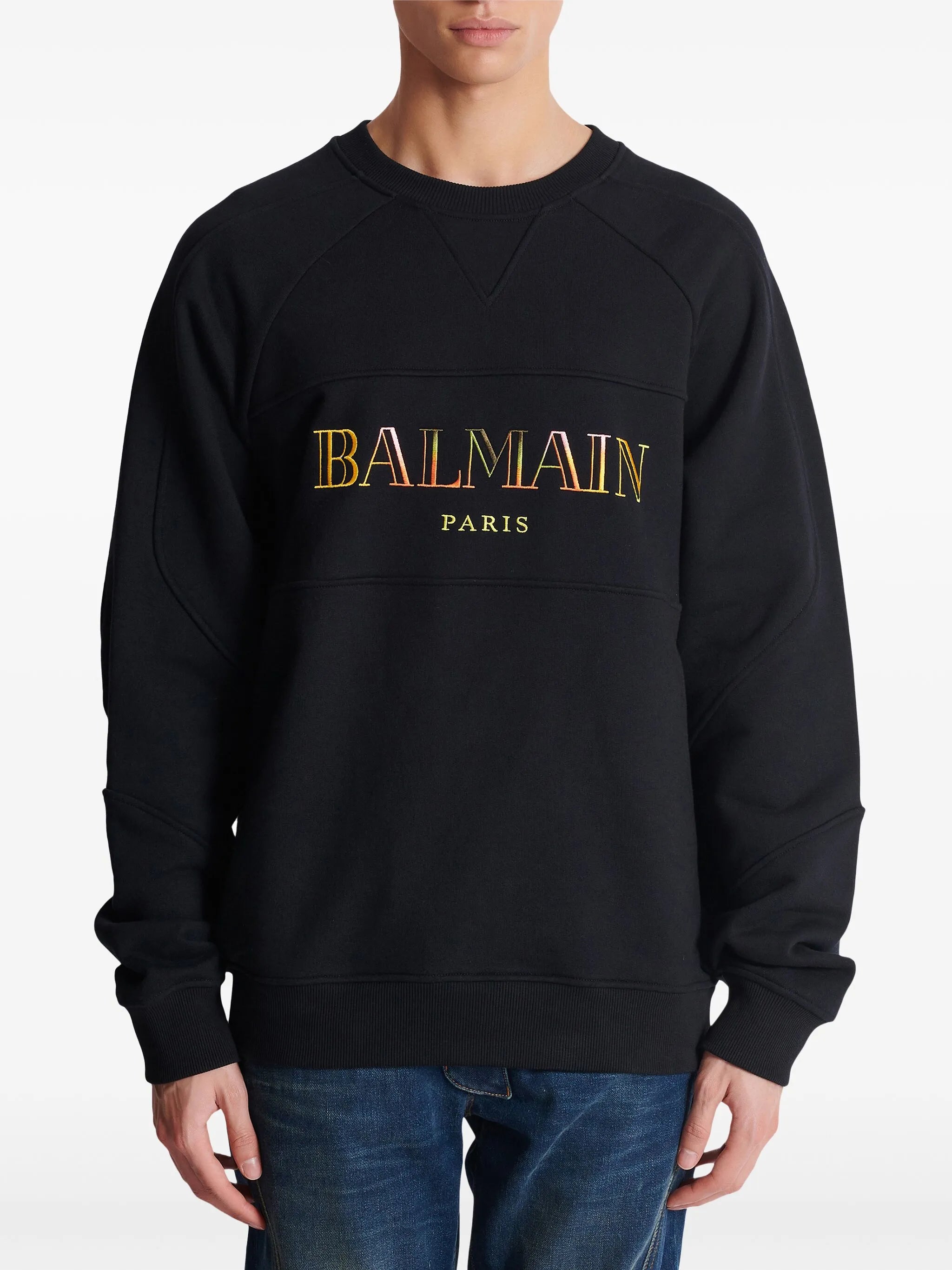 embroidered oversized sweatshirt