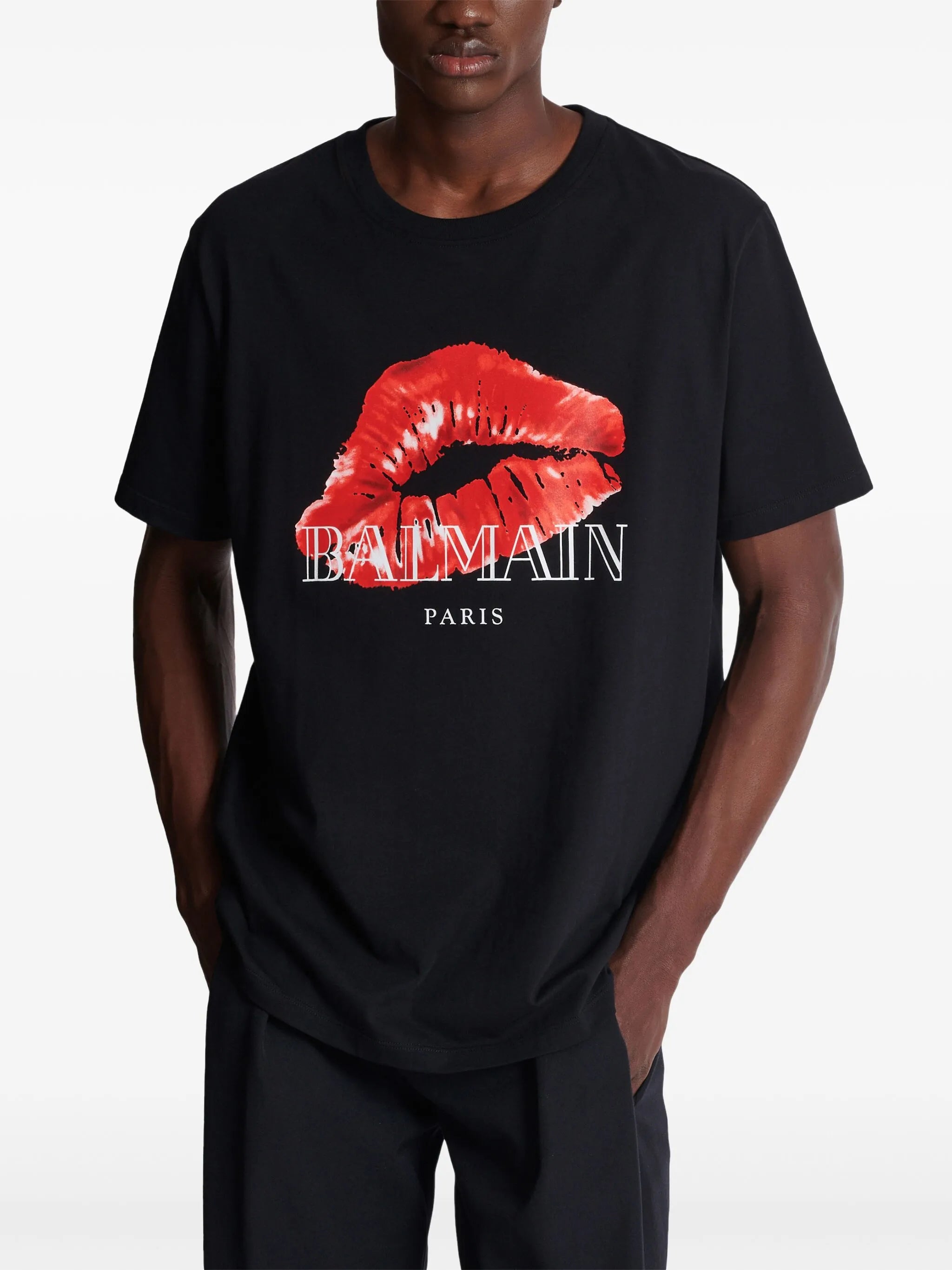 kiss print t-shirt