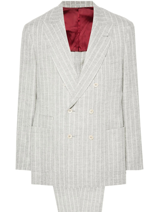 striped suit