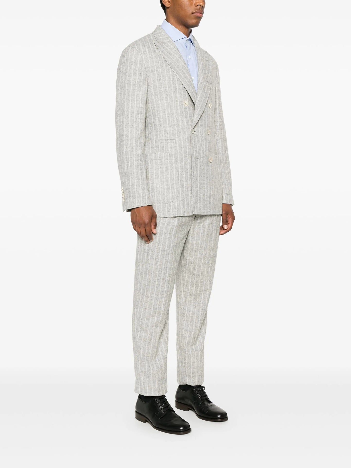 striped suit