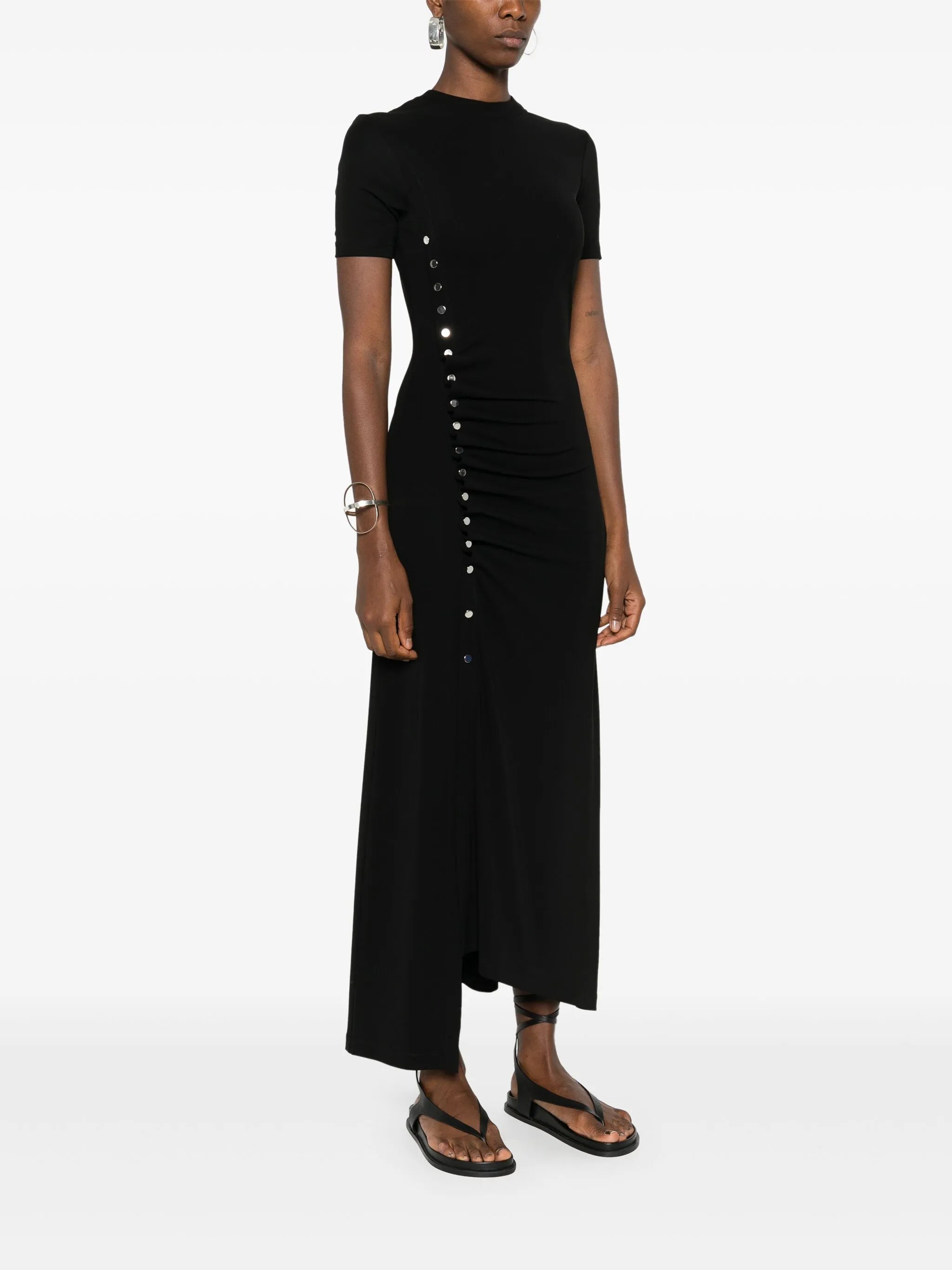 pleated dress
