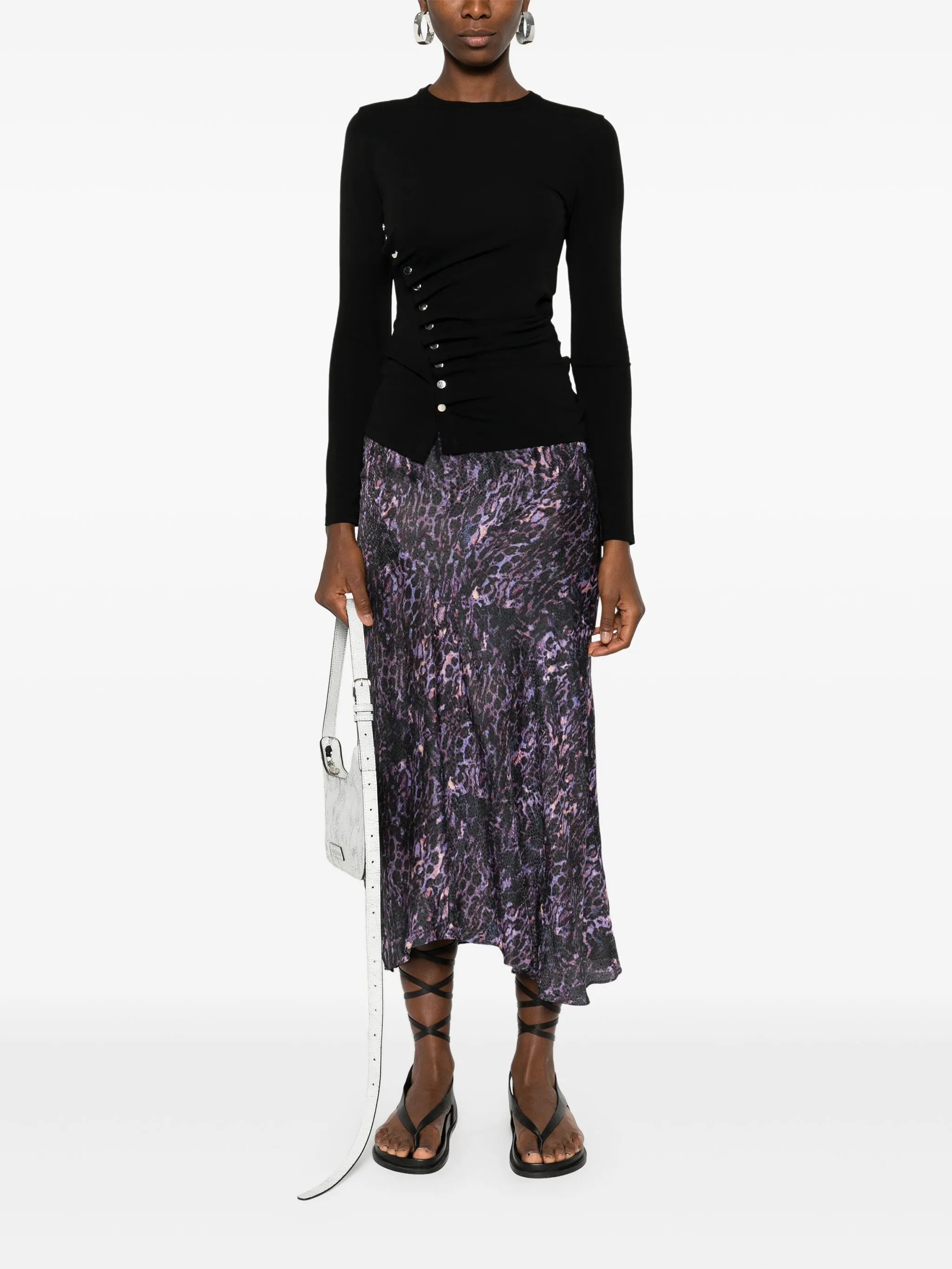 drapé jersey top