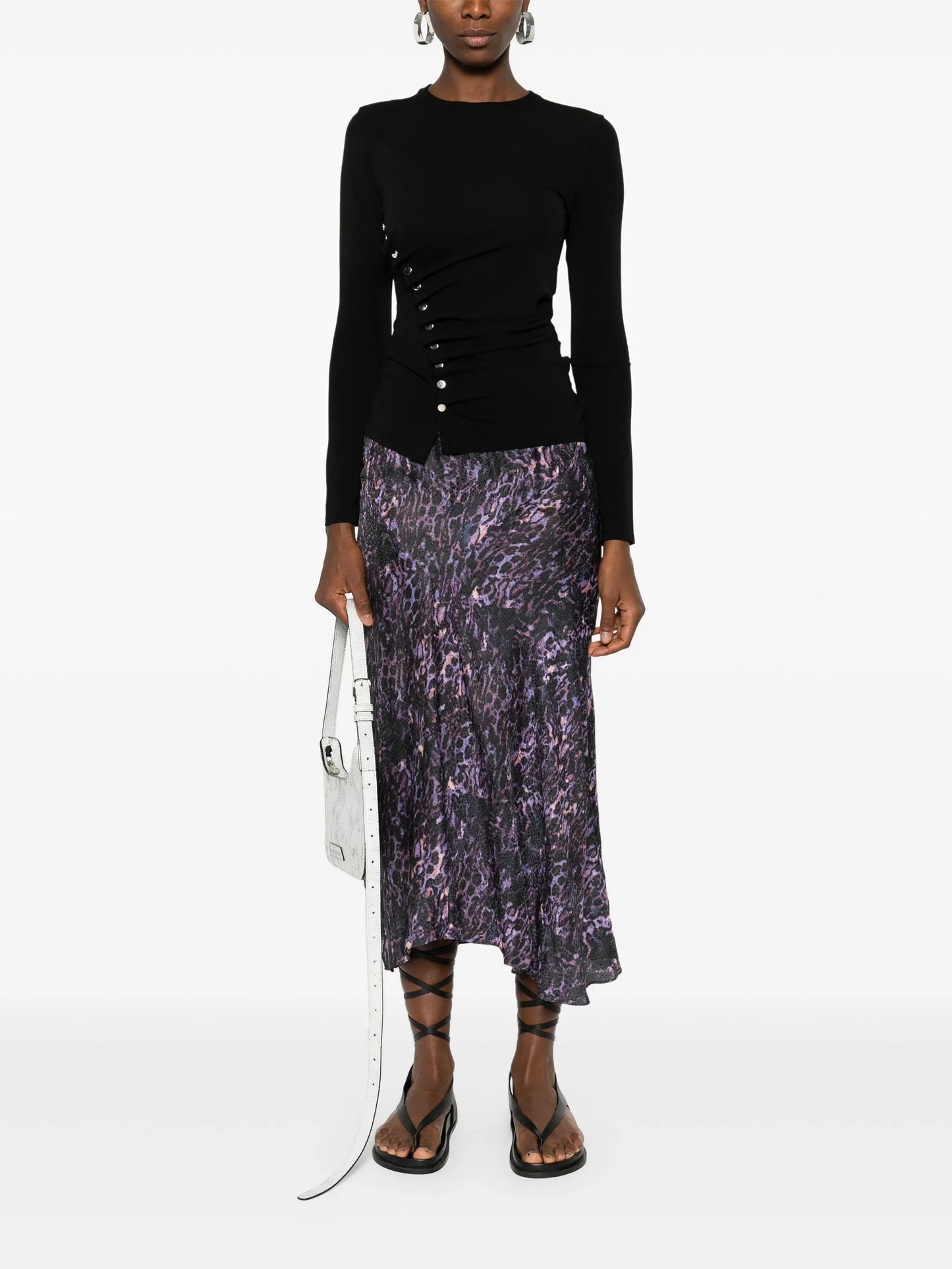 drapé jersey top