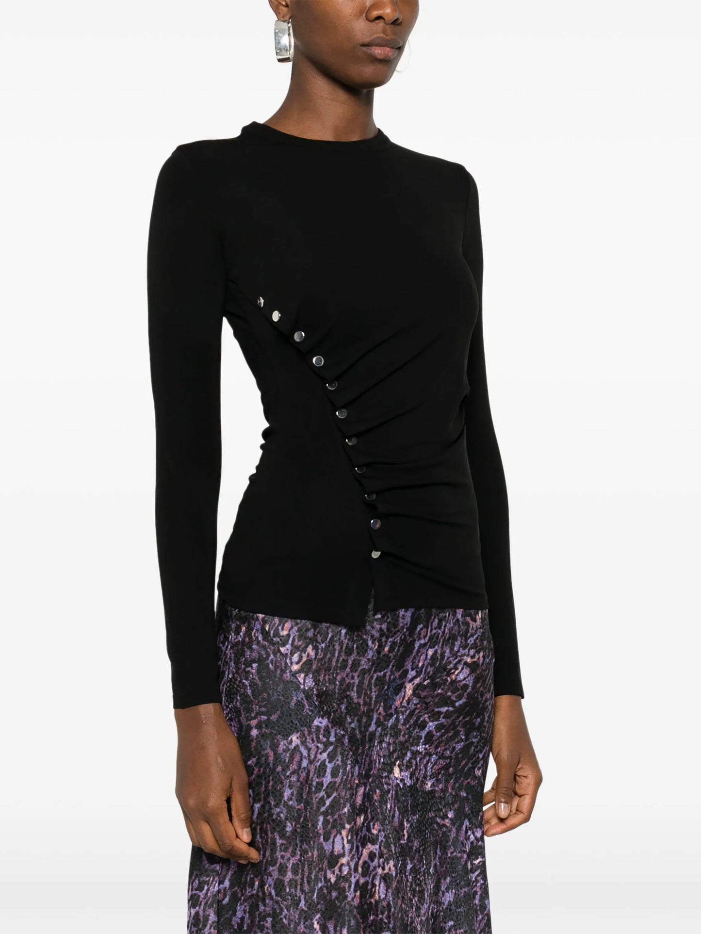 drapé jersey top