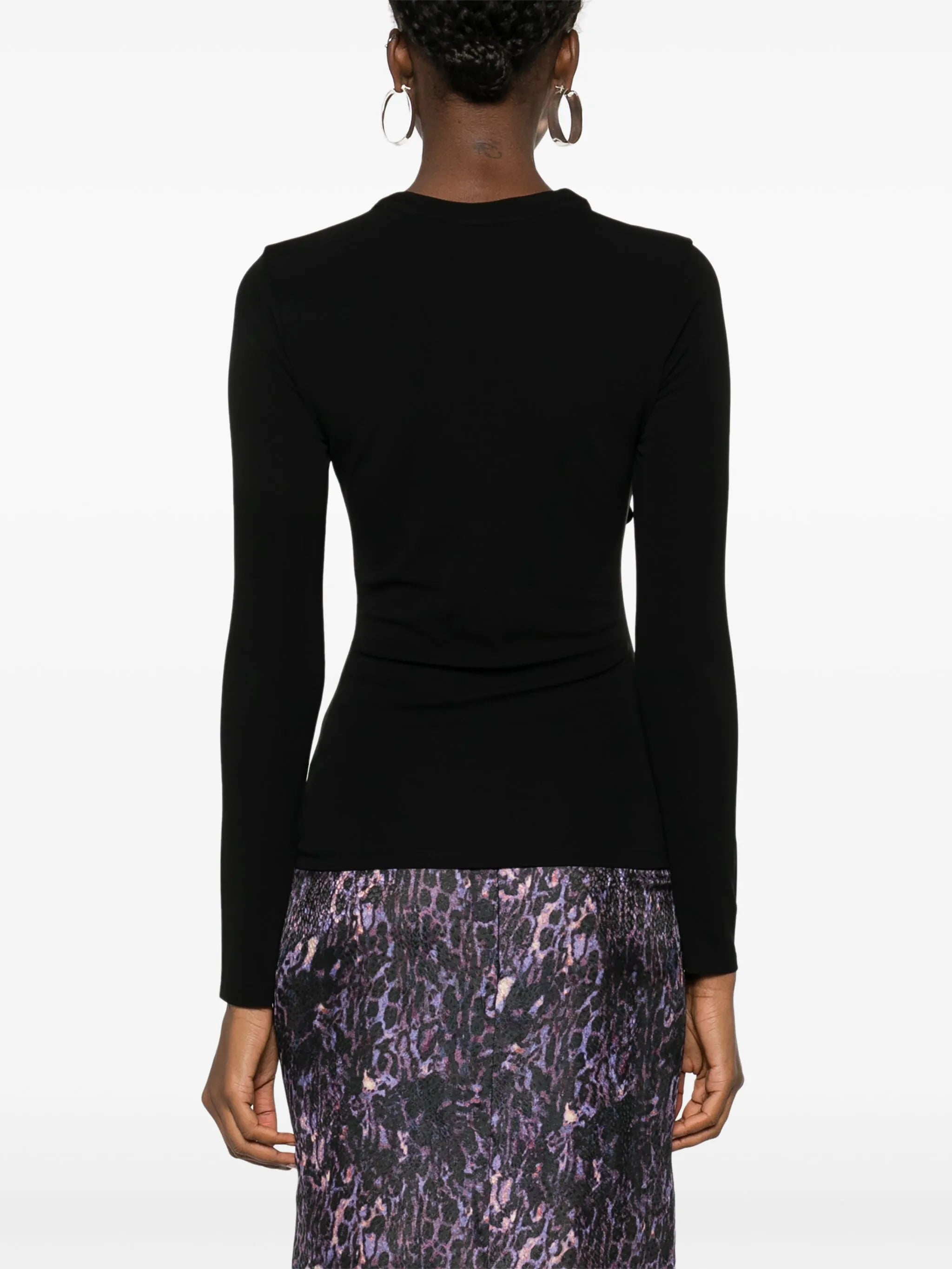 drapé jersey top