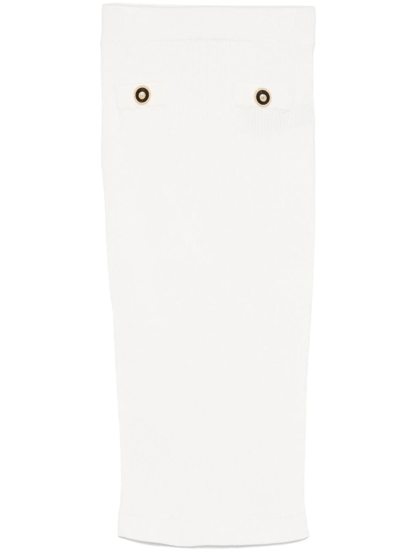 ribbed midi skirt