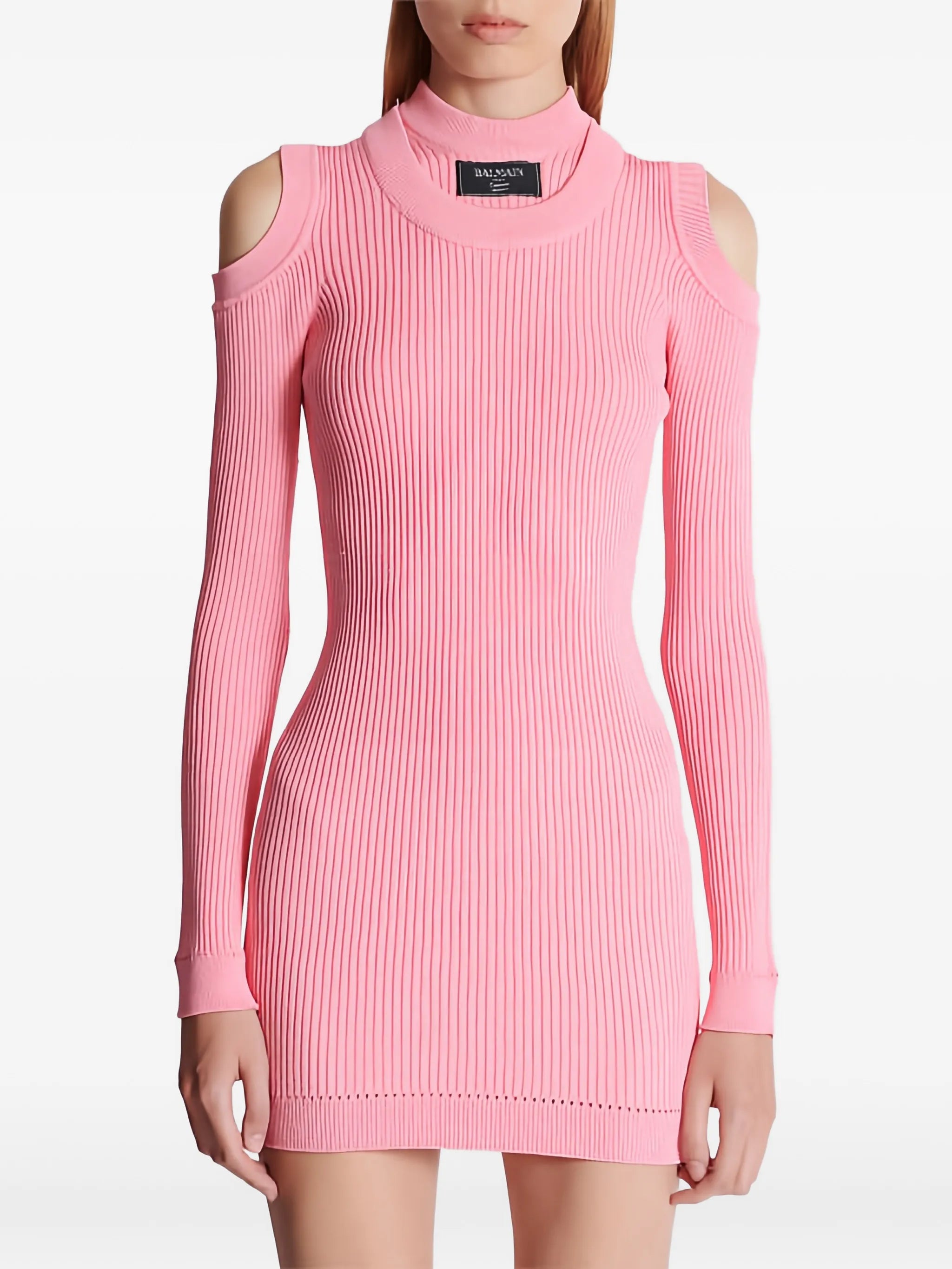 ribbed mini dress