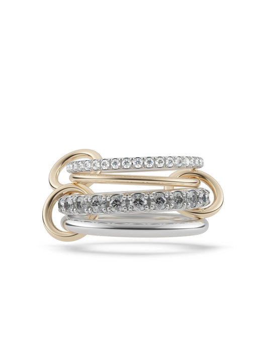 18kt yellow gold Arla diamond ring